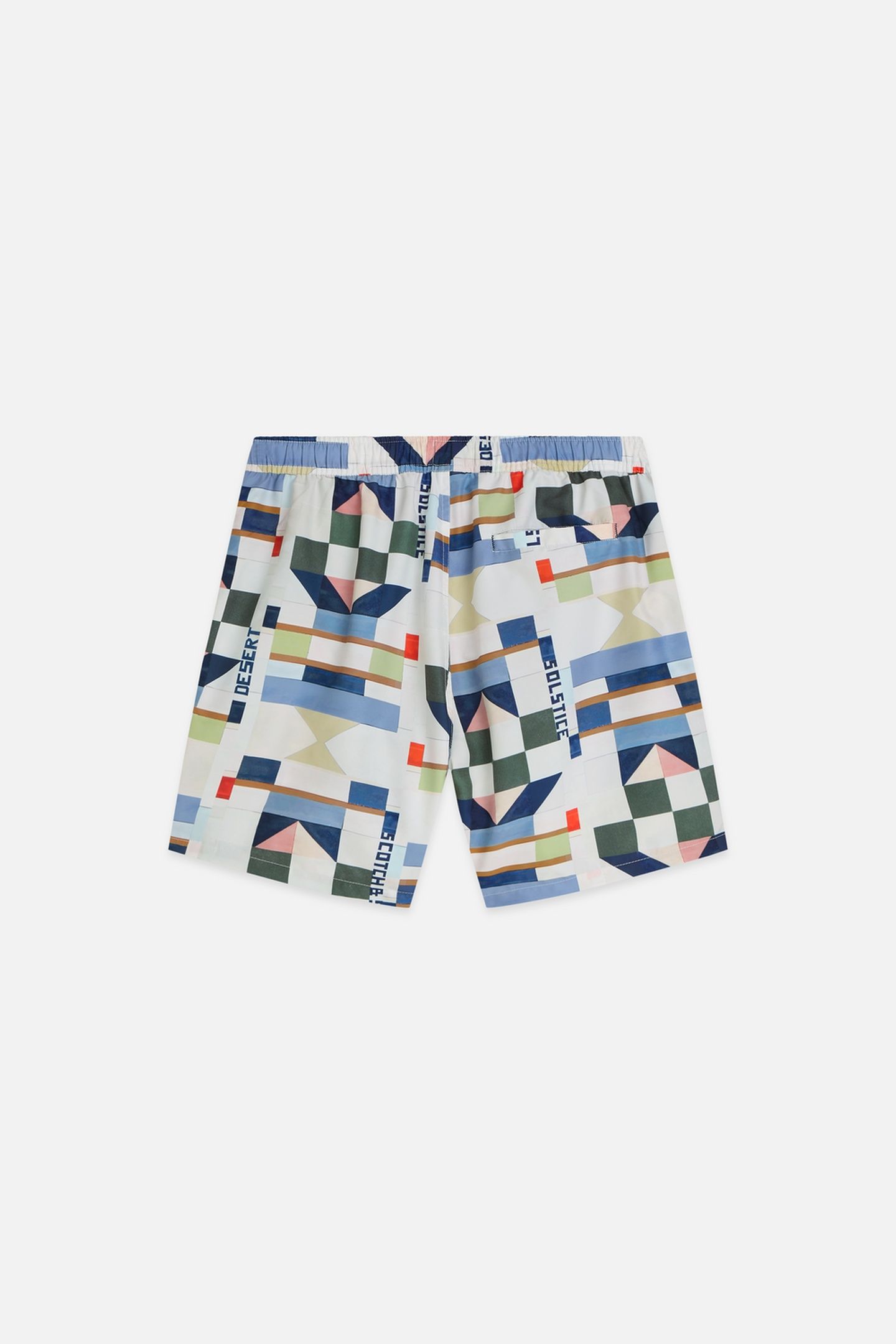 PRINTED MIDLENGTH SWIM SHORTS LIGHT BEIGE 2