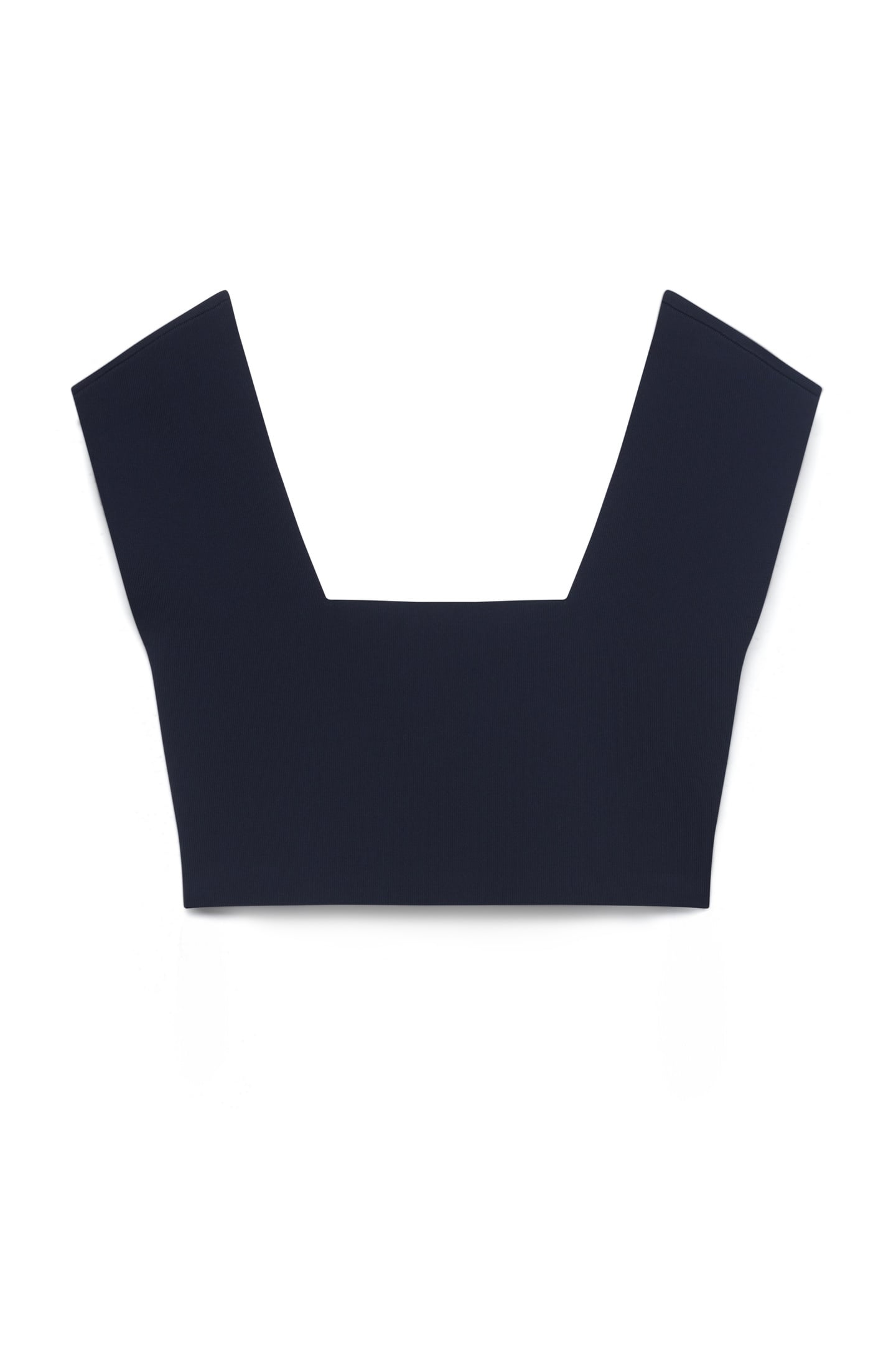 BRENHA CROPPED KNITTED VEST TOP BLUE 3