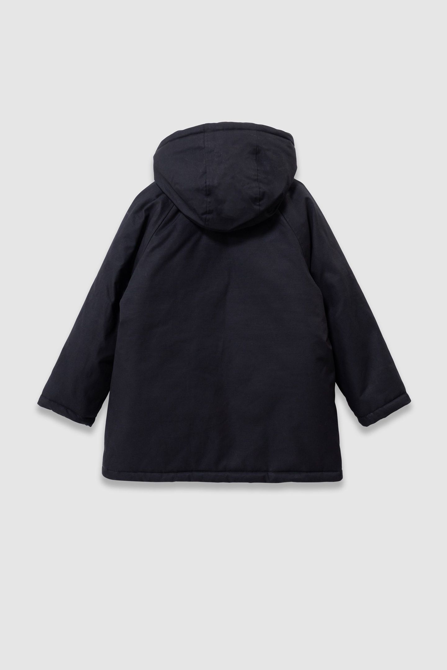GIRLS’ 2-IN-1 BLACK PARKA AND RED GILET 2