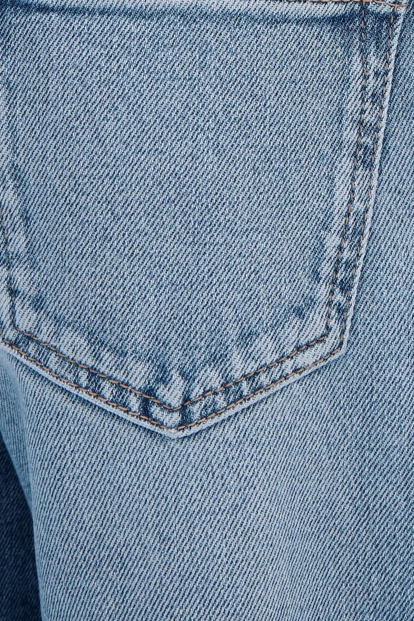GIRLS HIGH RISE WIDE LEG CLOUDY BLUE 3