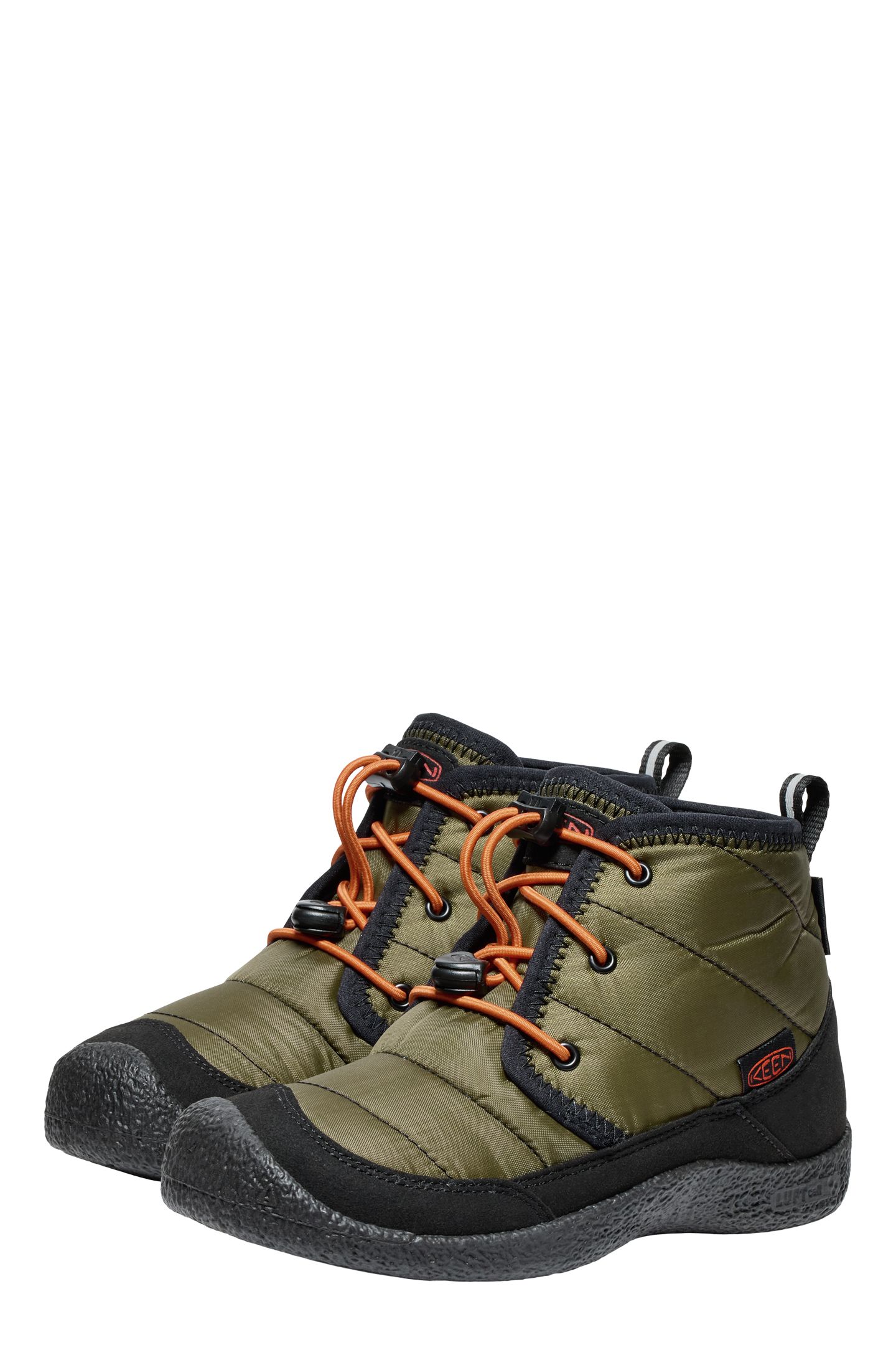 HOWSER II CHUKKA WP-Y DARK OLIVE/GOLD FLAME 3