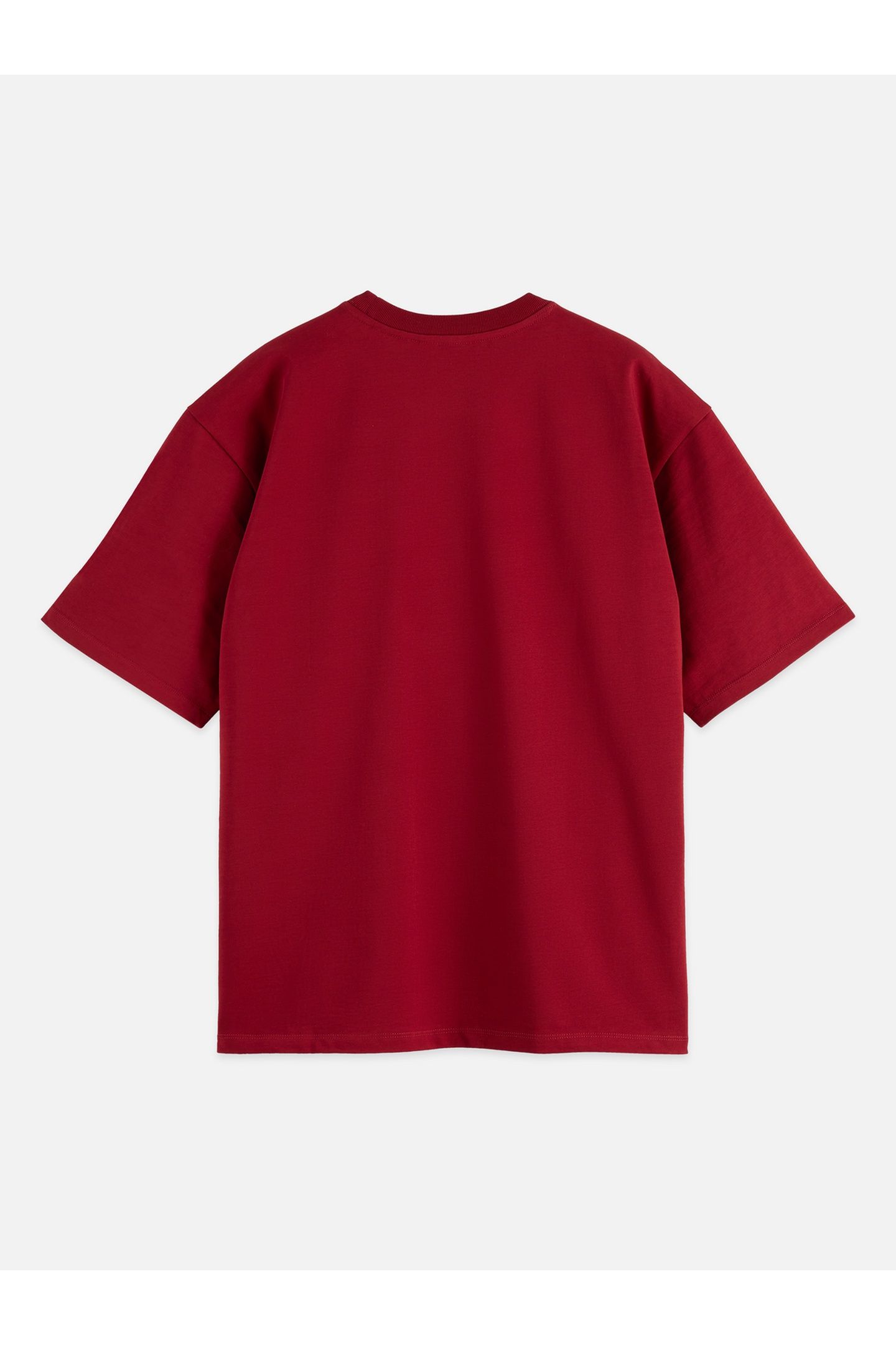 SEASONAL CORE 3 CROSSES CHEST POCKET LOOSE-FIT T-SHIRT RED 2