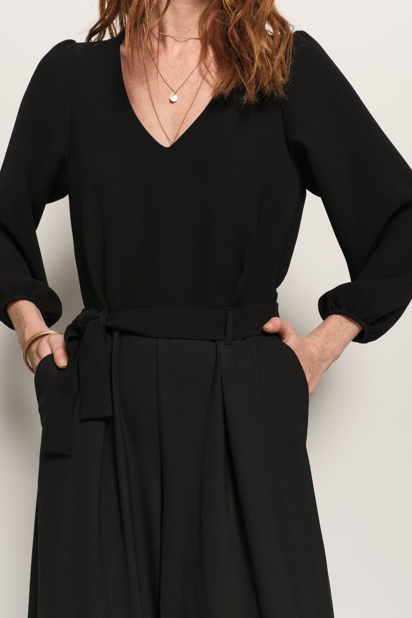 RUFF - BLACK FLARED JUMPSUIT 4