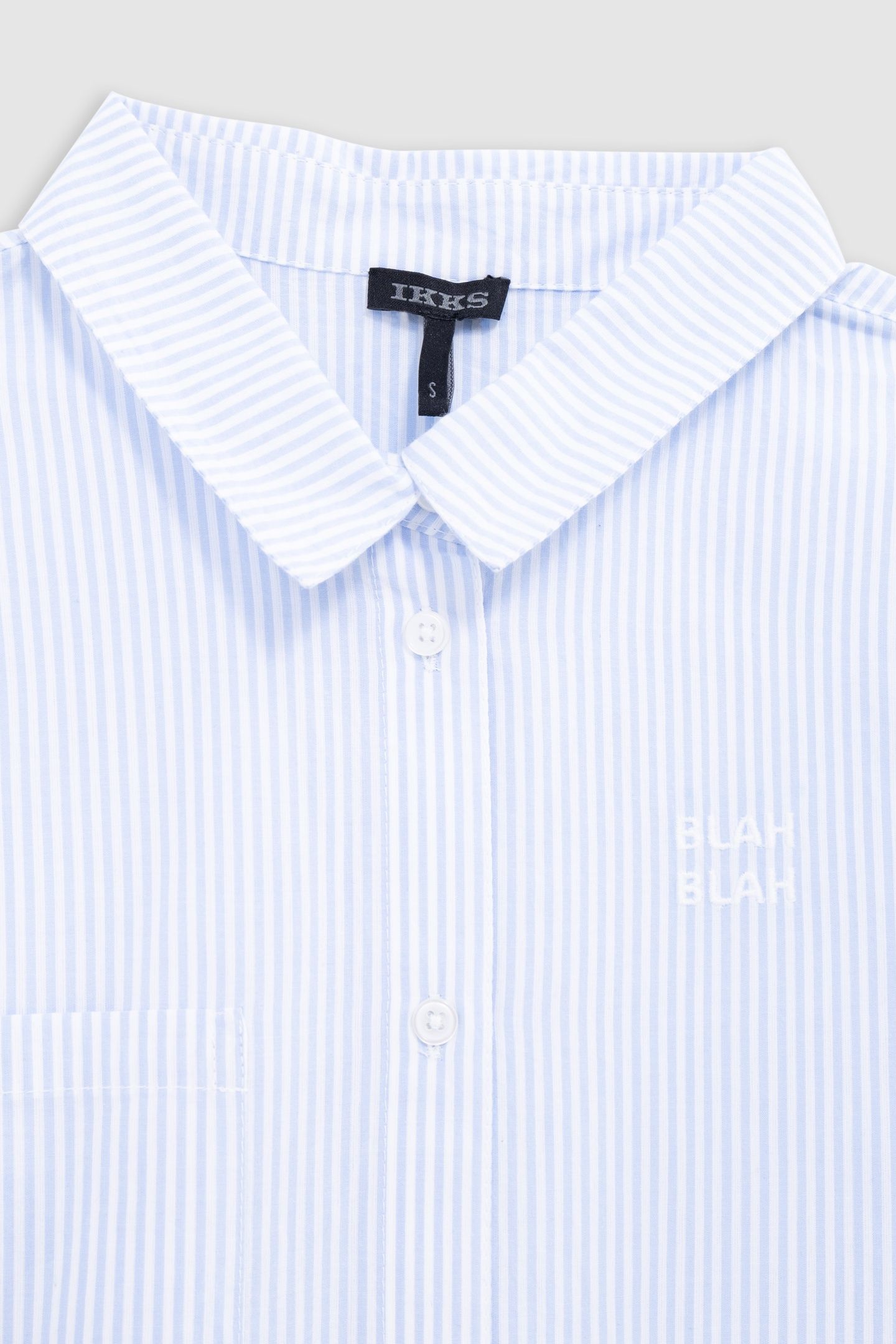 BLUE STRIPED SHIRT SPIRIT JACKET GIRL 3