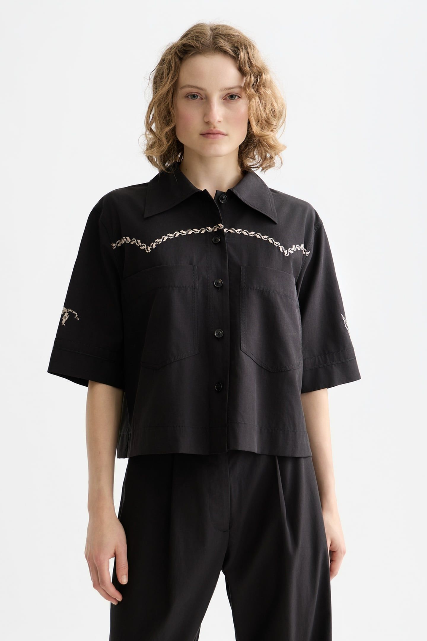 BOXY-FIT SHORT SLEEVED SHIRT METEORITE 1
