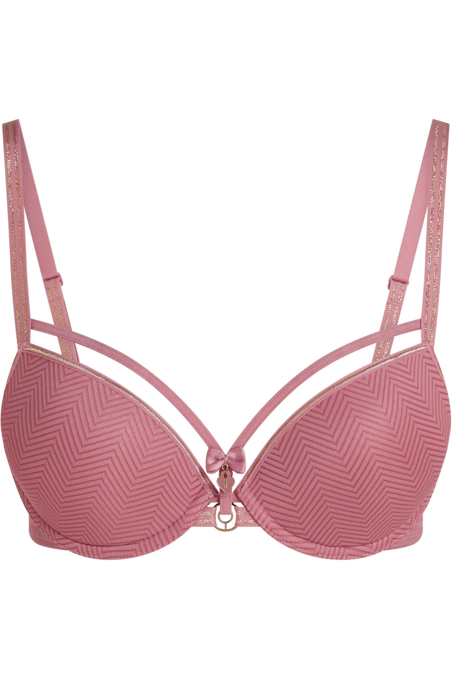 SPACE ODYSSEY ROSE AND GOLD PUSH UP BRA 3