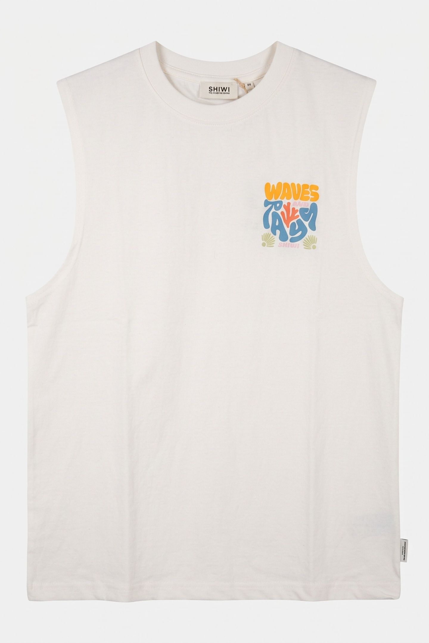 SEAN SLEEVELESS T-SHIRT SUNCATION WHITE 3