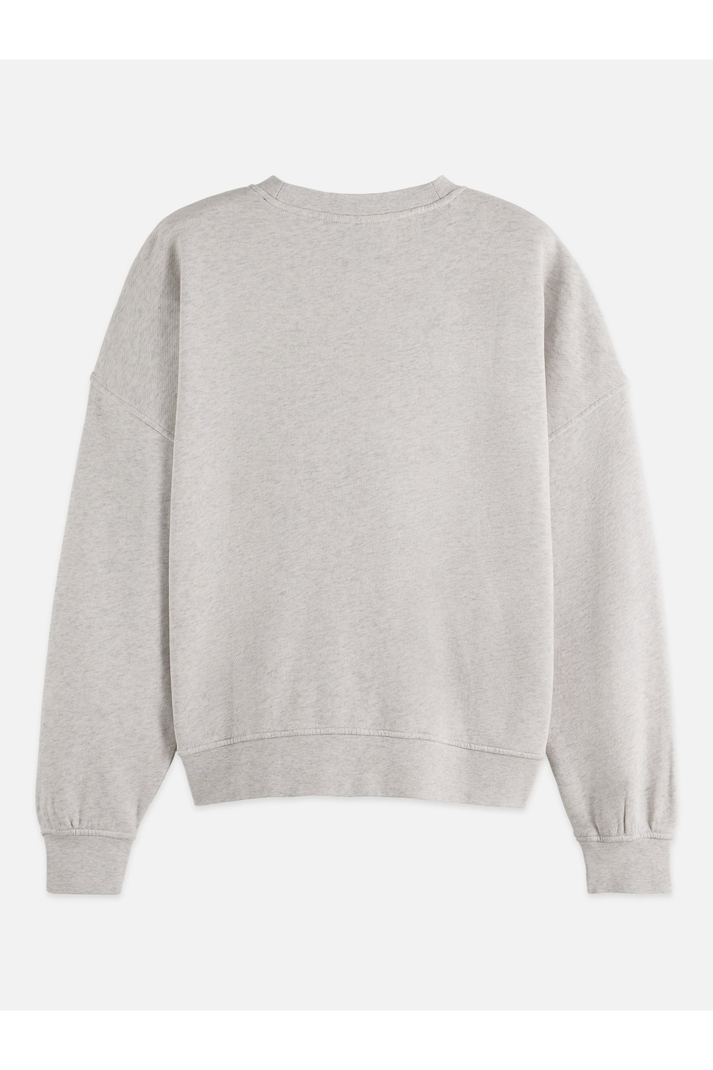 DENIM GRAPHIC OVERSIZED FIT SWEATSHIRT GREY MELANGE 5