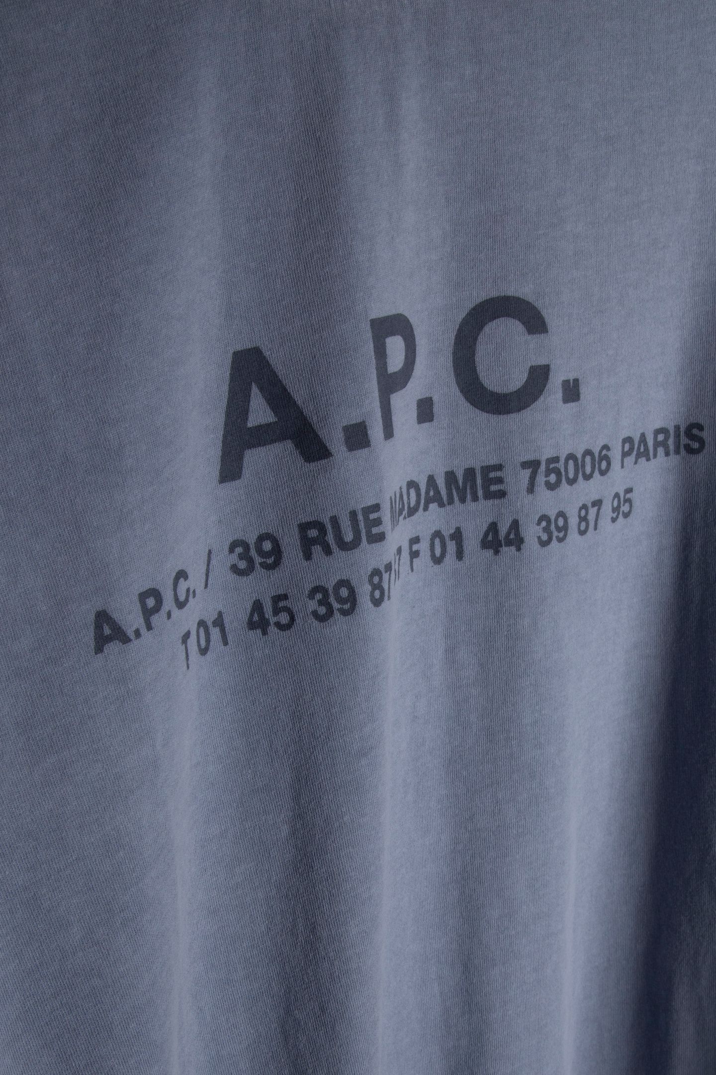 UNISEX T-SHIRT SHORT SLEEVE ADDRESS LIGHT BLUE 6