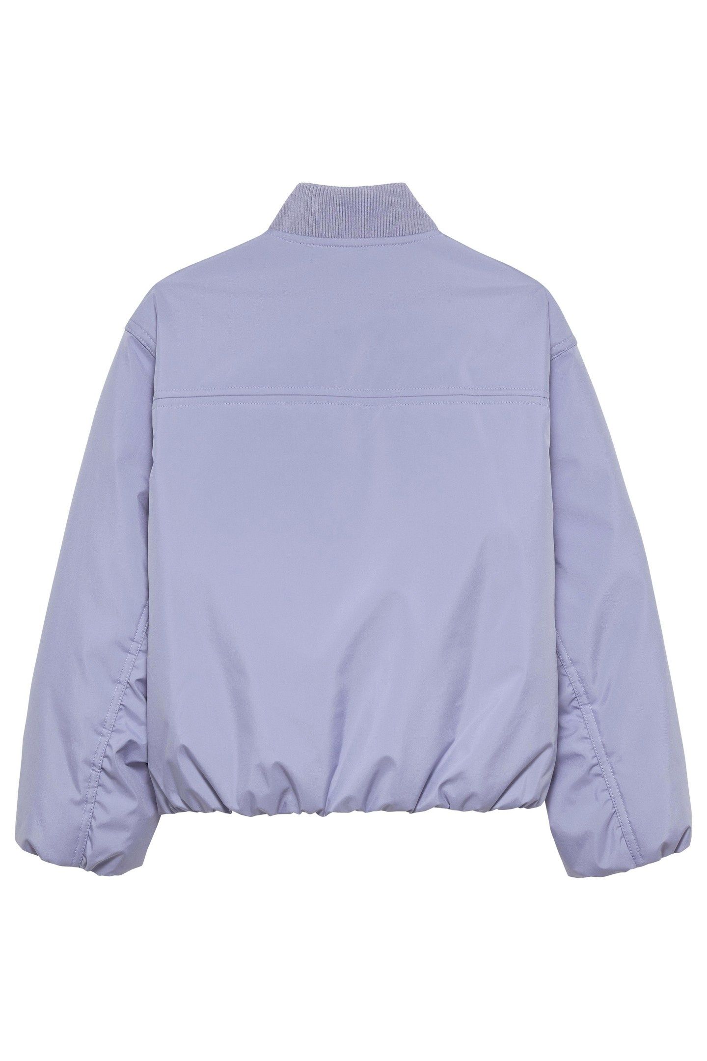 GIRLS PADDED BOMBER PERIWINKLE DUSK 2
