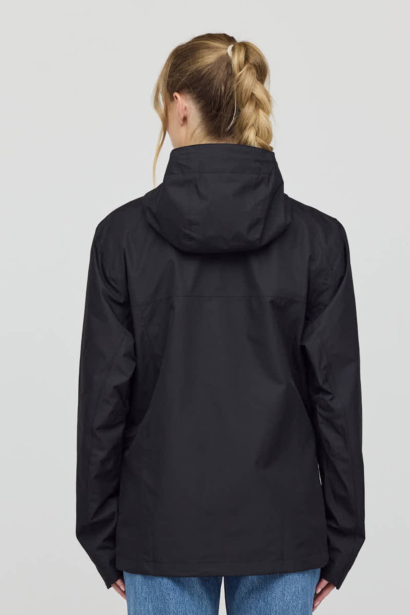 UNISEX HEAVY RAIN JACKET TOP LAYER ALL BLACK 2