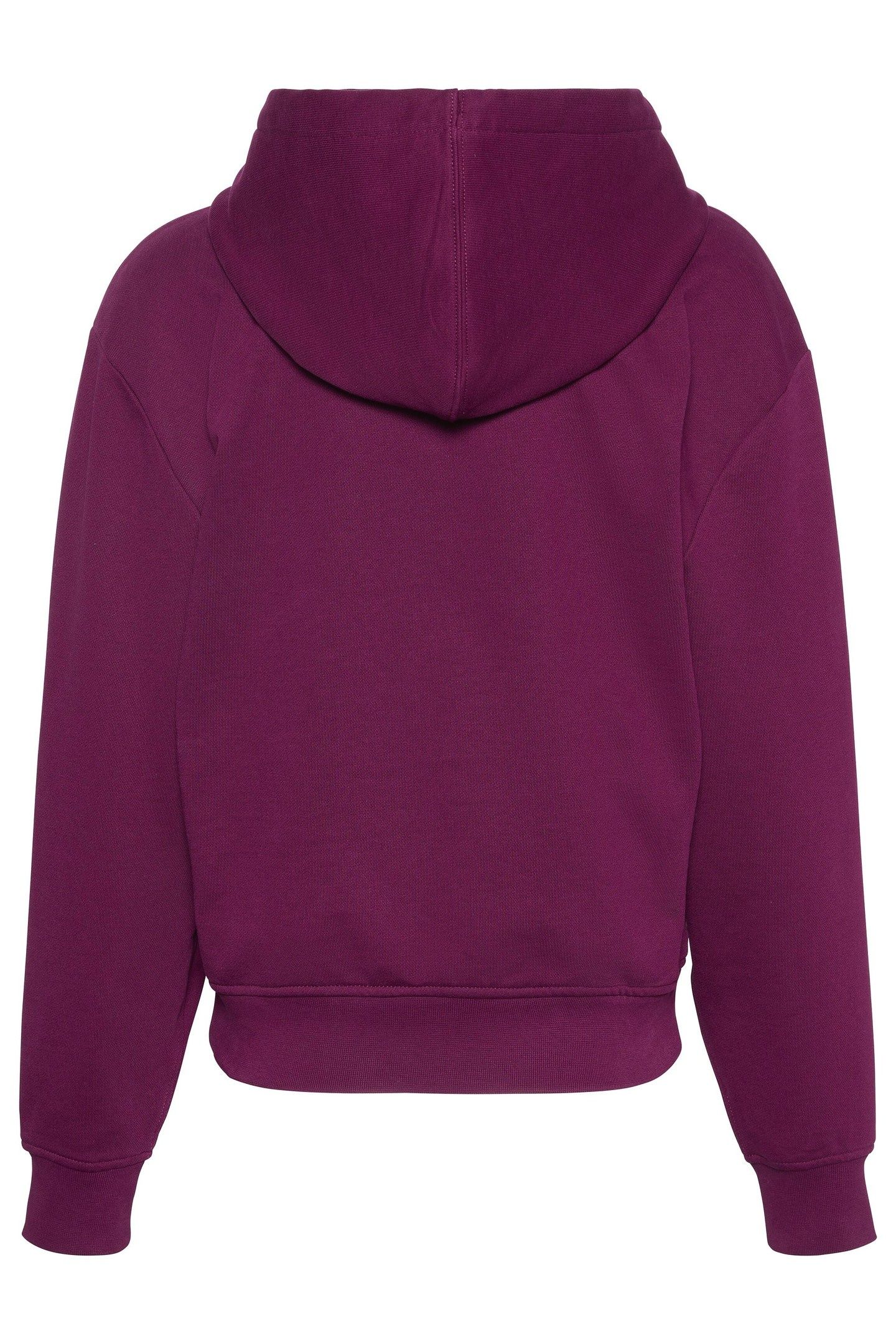 LS FRENCH TERRY HOODIE BERRY GLAZE 2