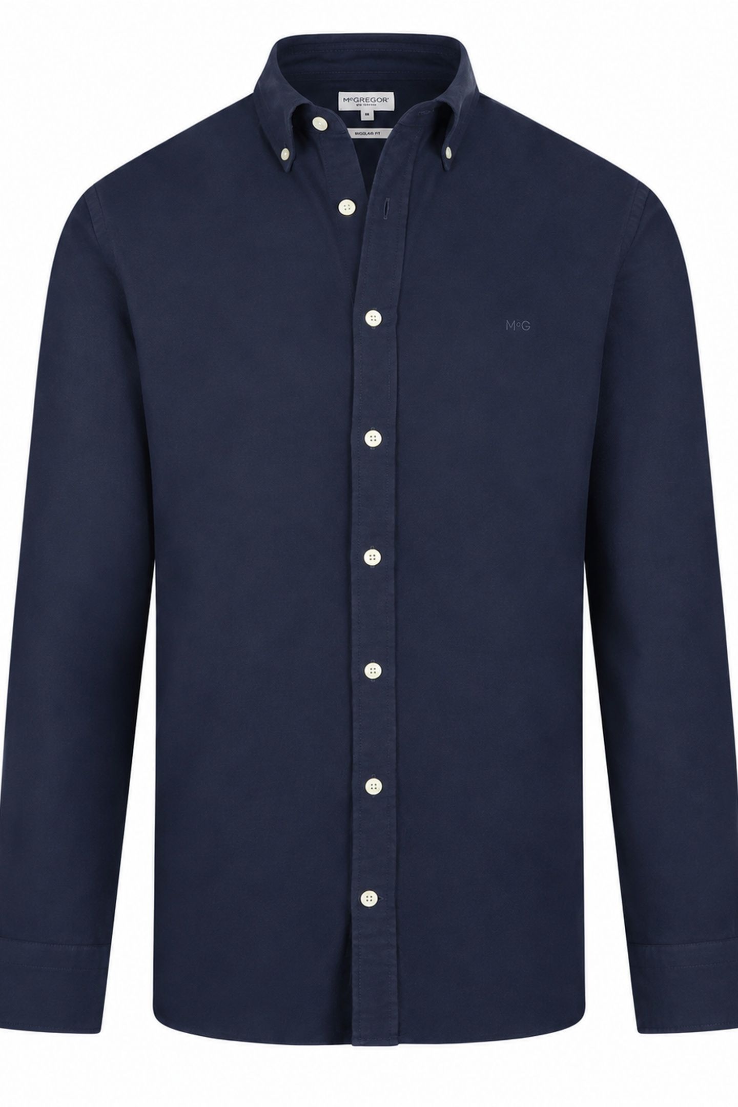 FLANNEL OXFORD SHIRT NAVY 1