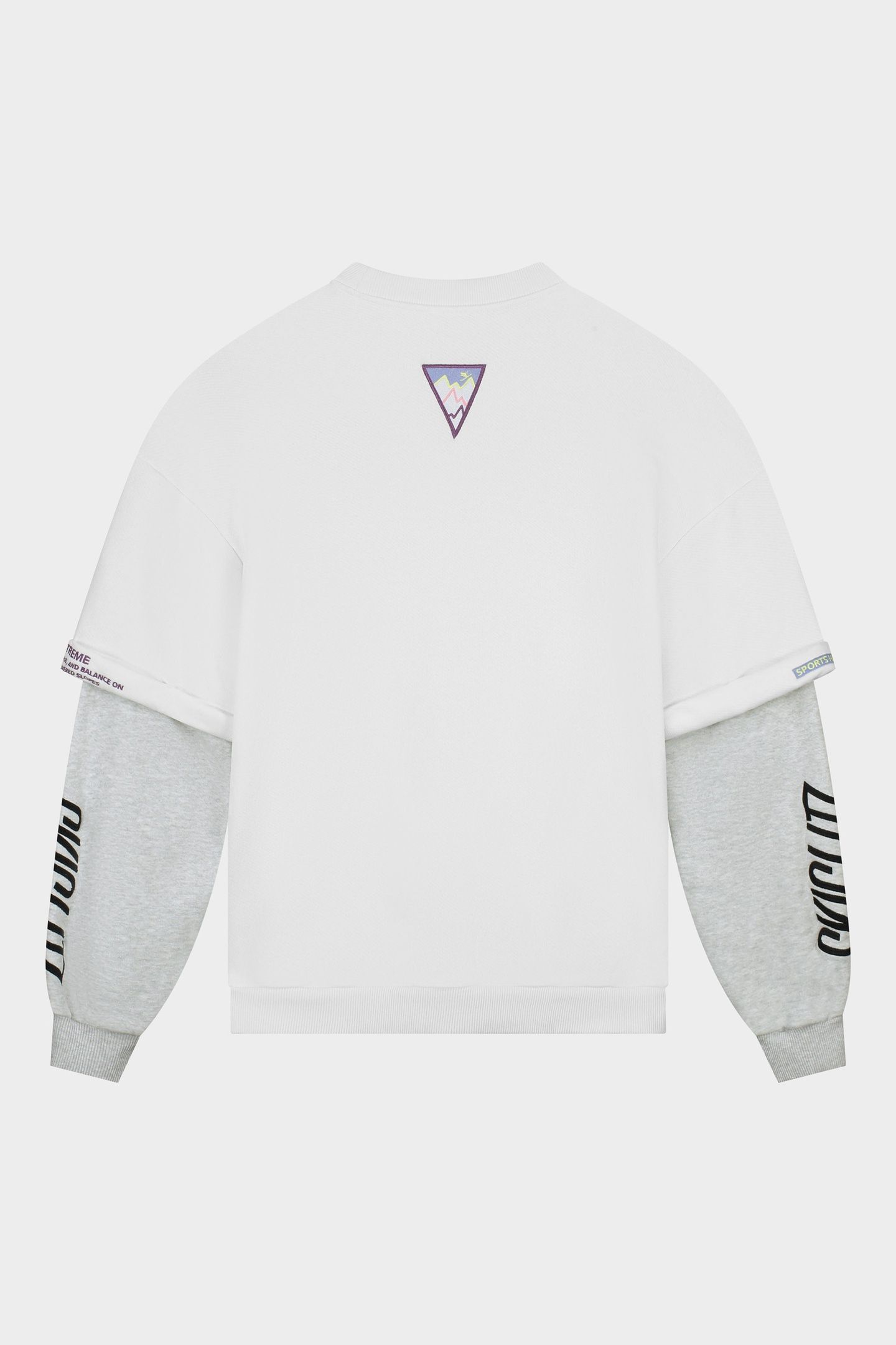 LOREN SWEATER DOUBLE SLEEVE SWEATER WHITE 5