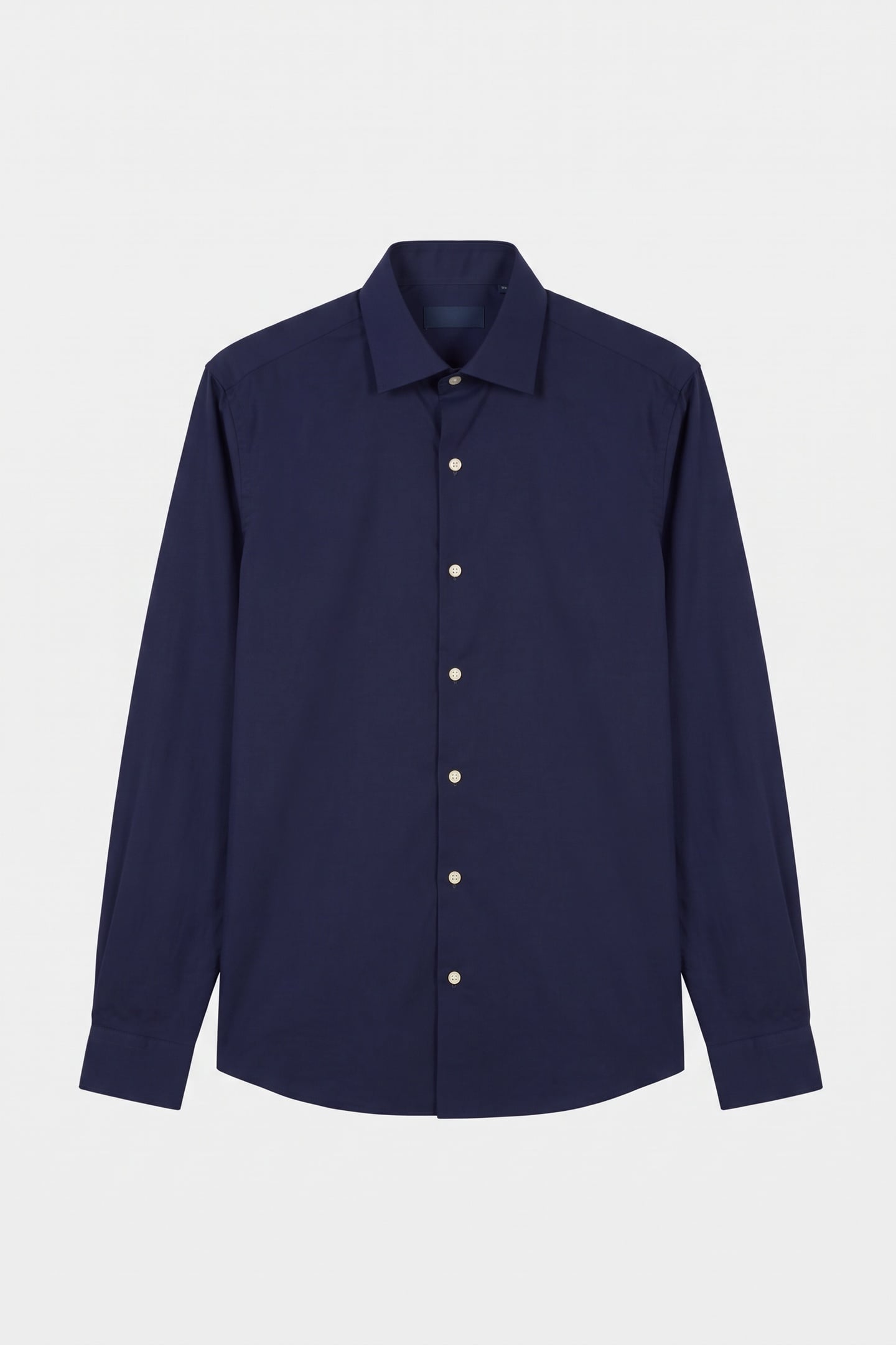 SLIM PERF WOVEN SHIRT NAVY 3
