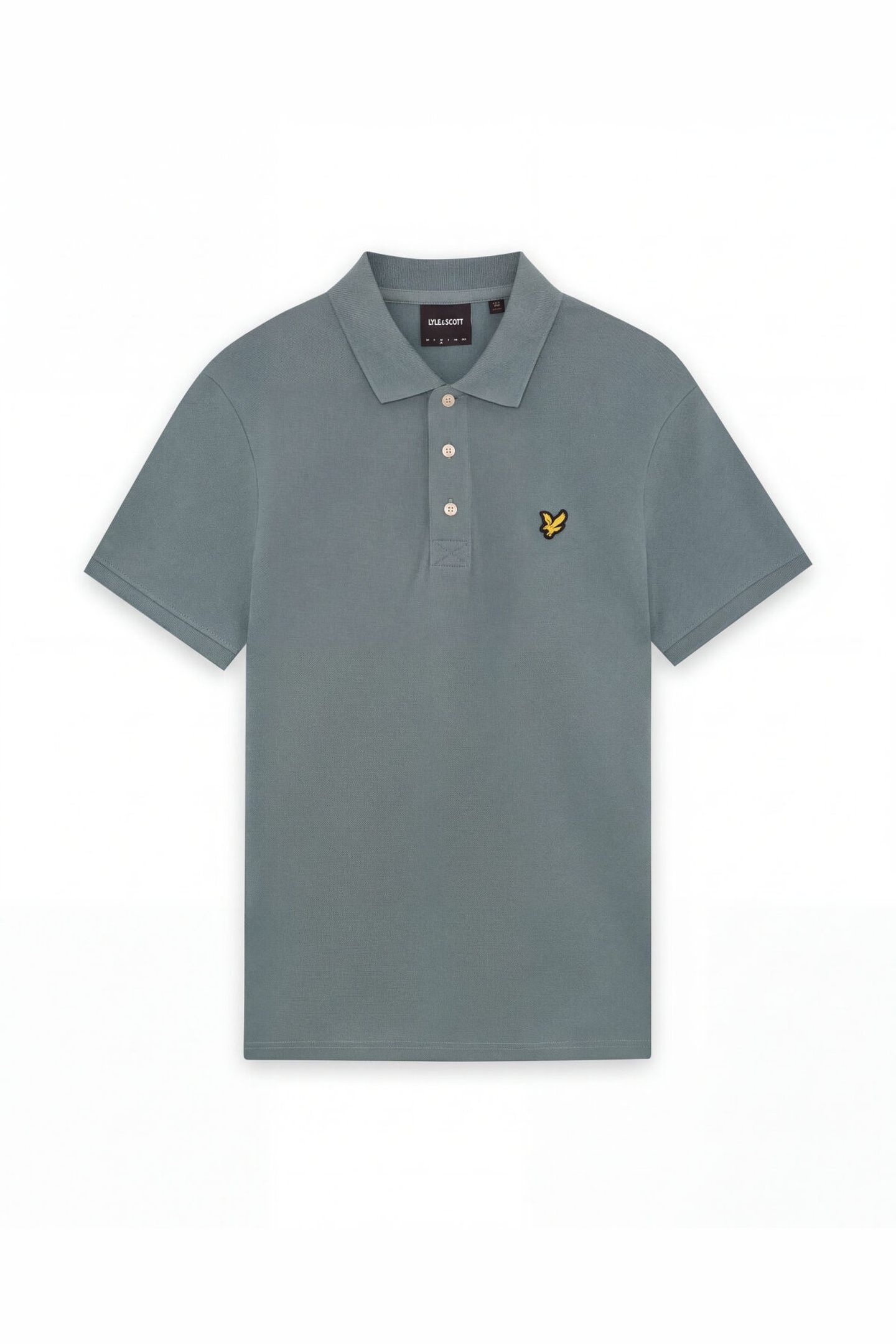 PLAIN POLO SHIRT SILVER PINE 4
