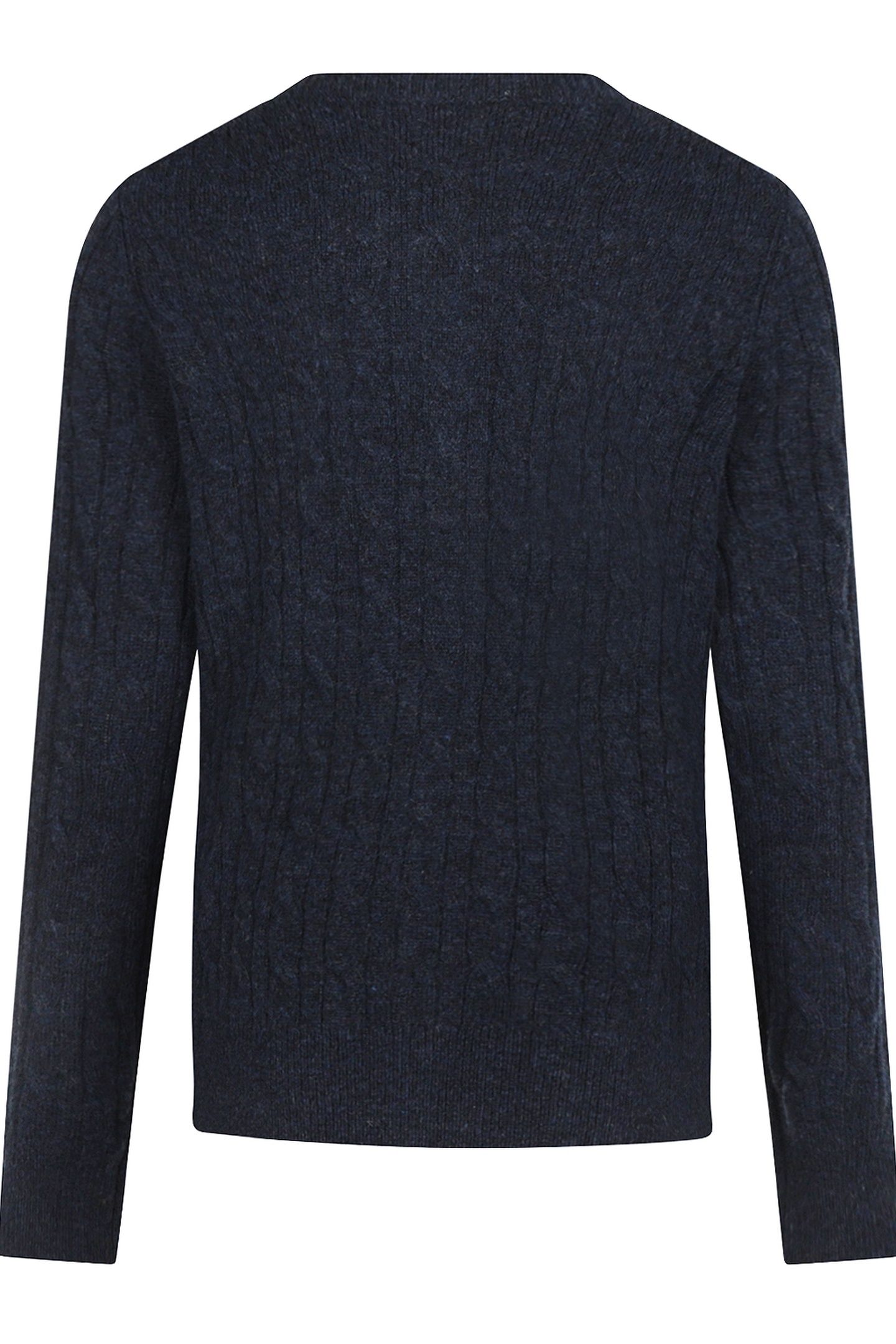 BUTTON CABLE CARDIGAN NAVY 4
