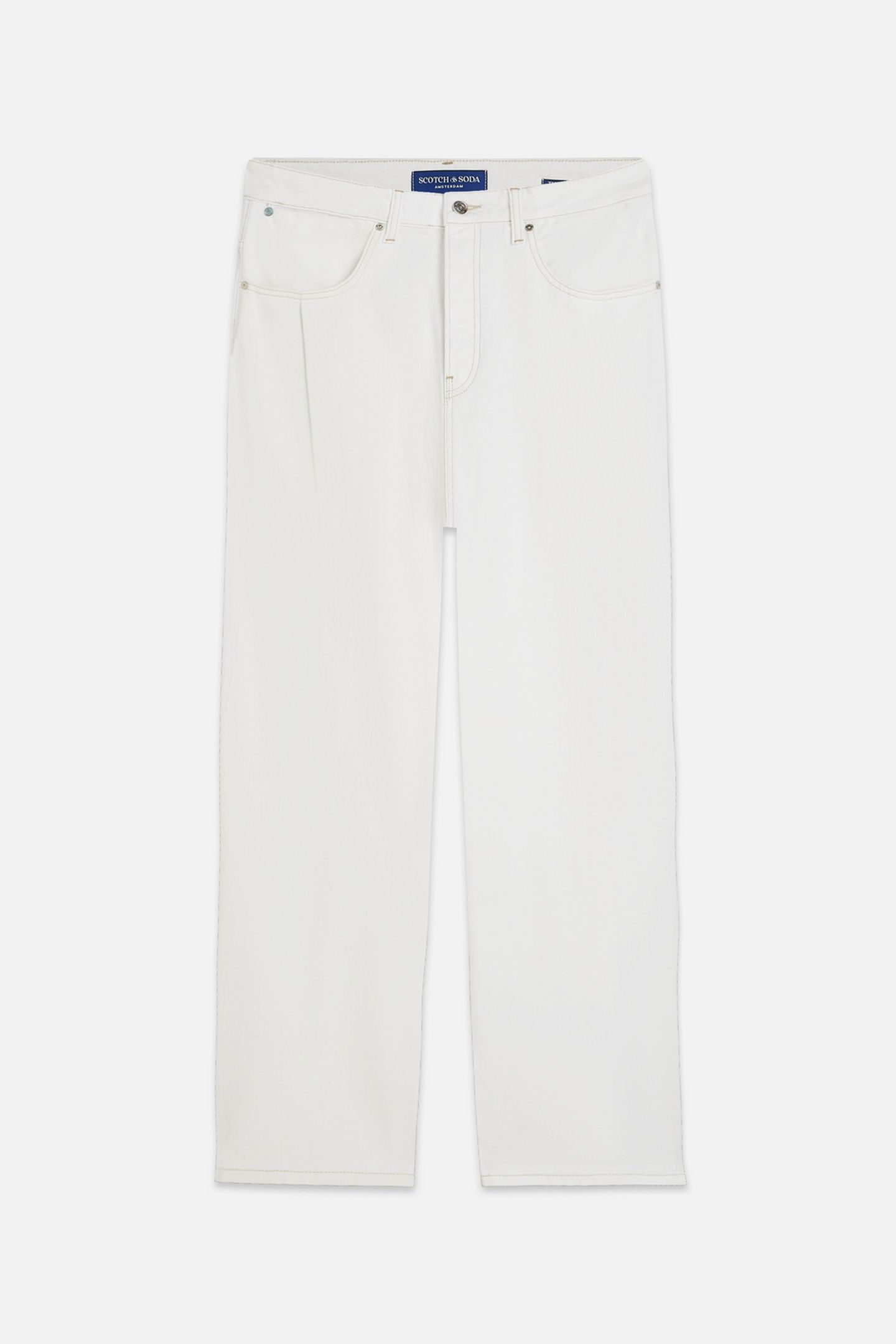 THE DAZE SUPER WIDE LEG JEANS WHITE/PASTEL 4
