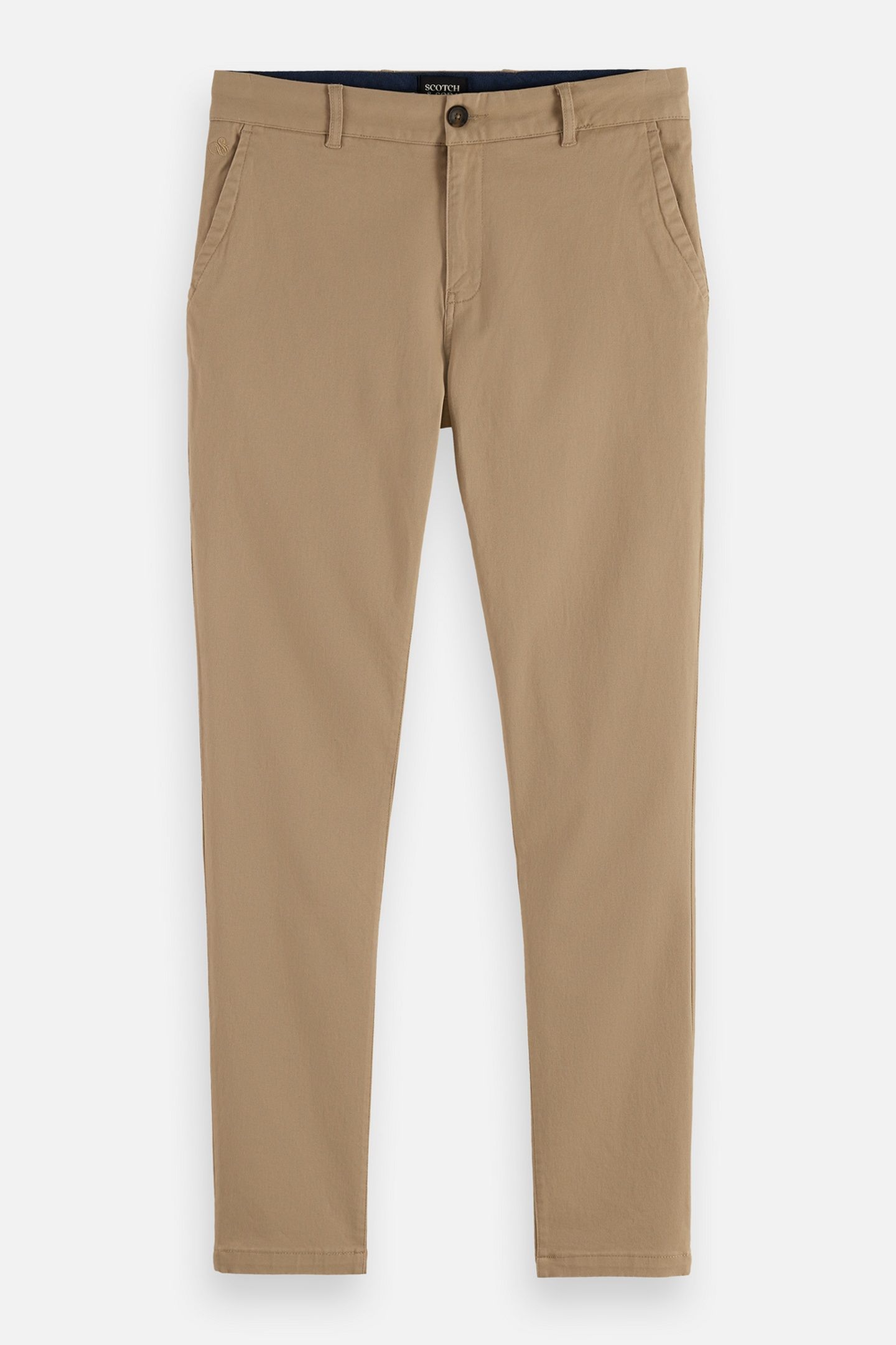 MOTT COTTON-BLEND TWILL CHINO MEDIUM BEIGE 4