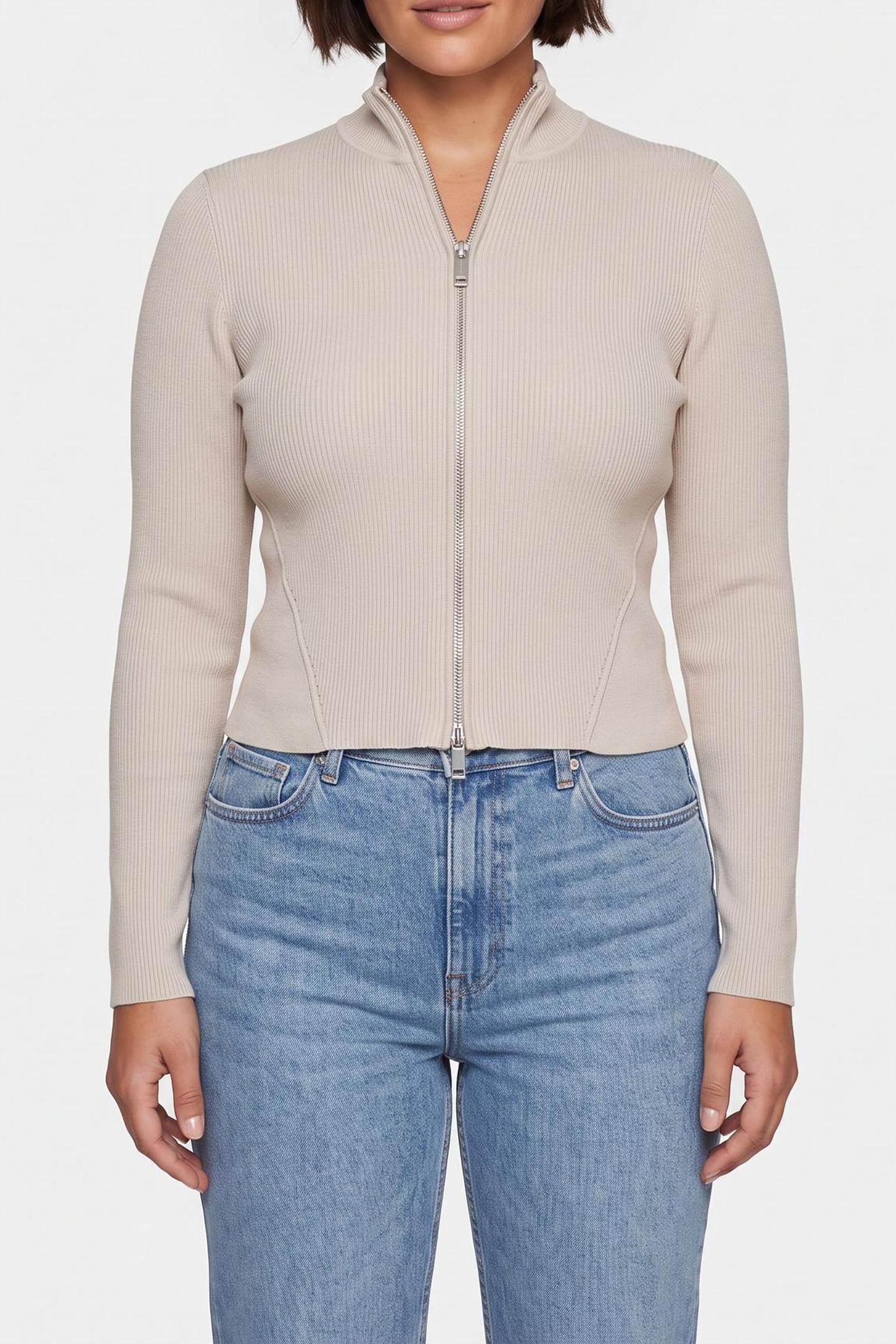 SNOWY PLAITED LONG SLEEVE ISLAND FOSSIL 1