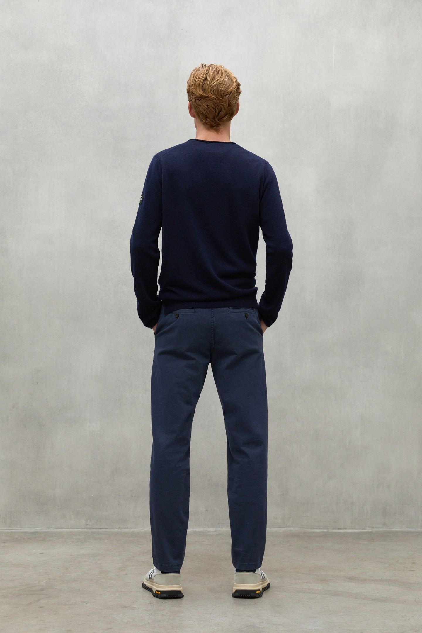 ETHICAALF WINTER PANTS DEEP NAVY 2