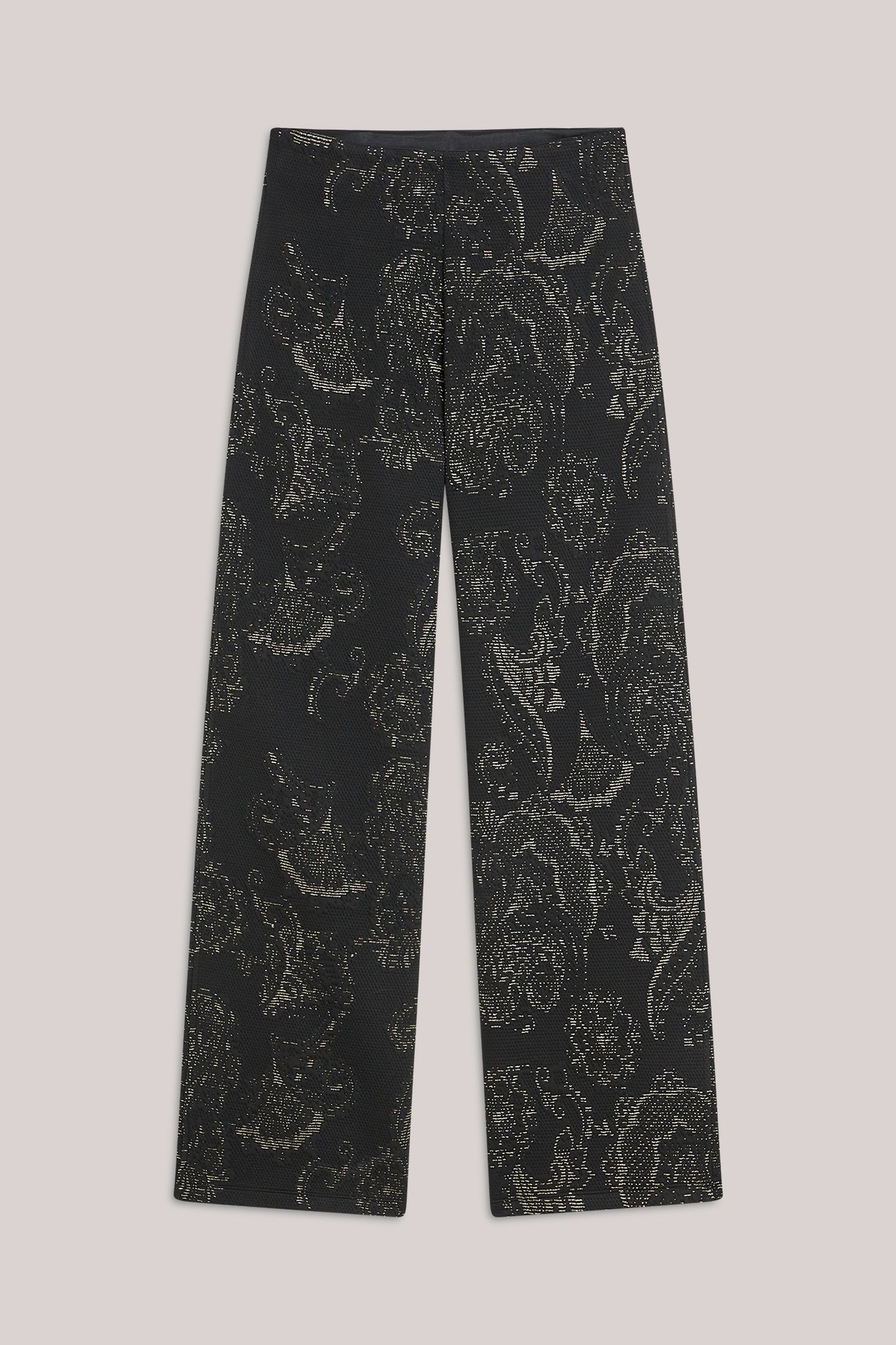 TROUSERS ORNAMENTAL JACQUARD BLACKS 3