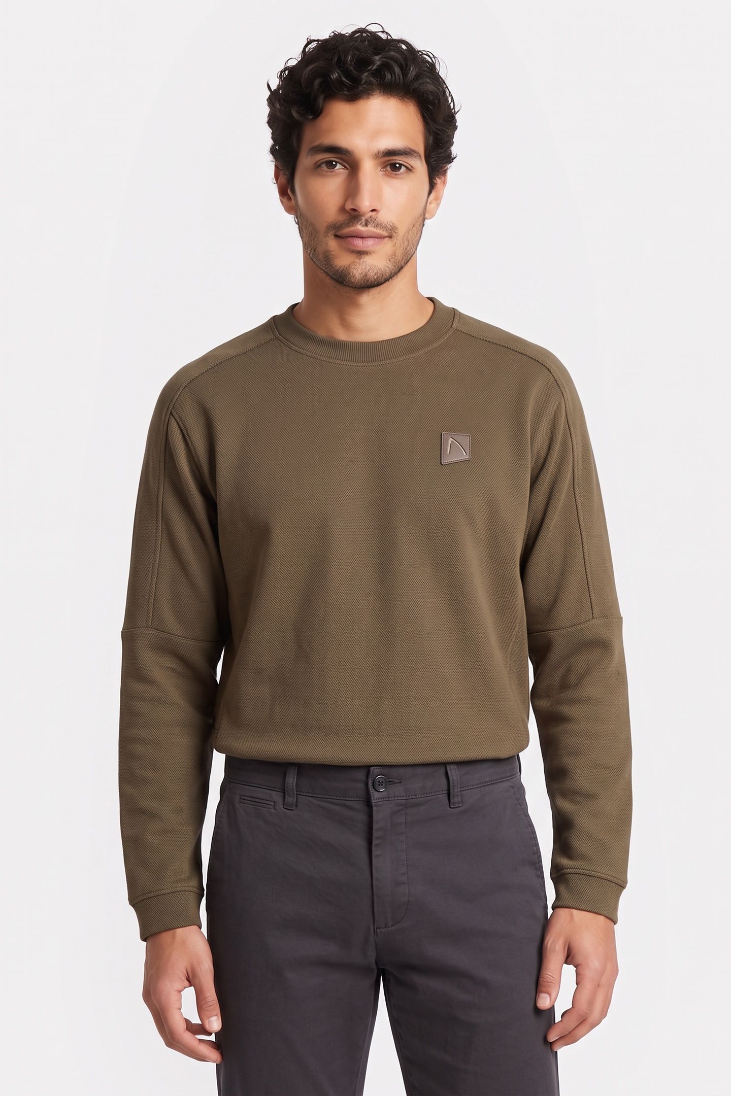 SWEATER DAX STONE GRAY 1