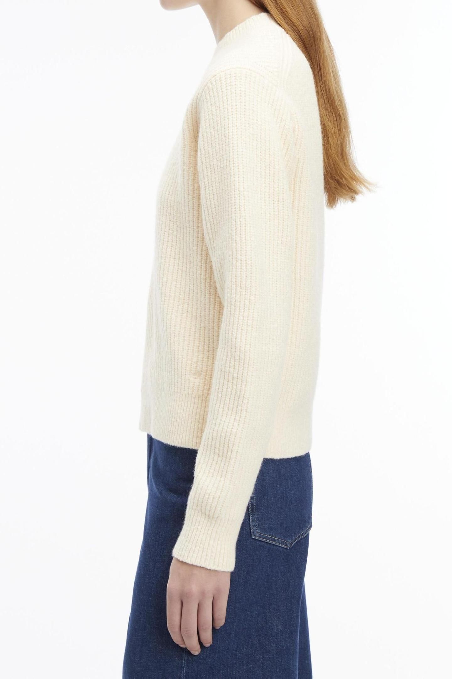 BOUCLE RIB C-NECK RELAXED DEW 3