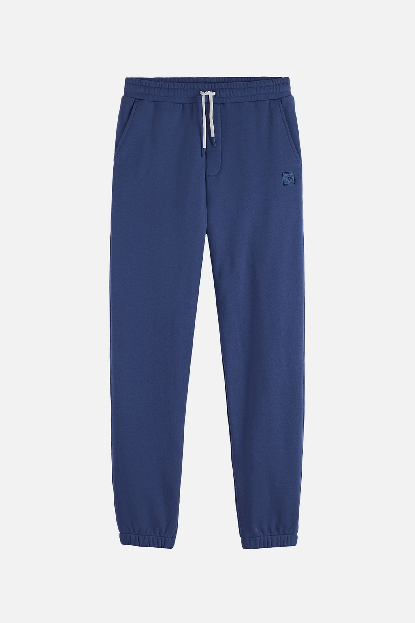 SEASONAL CORE LOGO BADGE REGULAR-FIT SWEATPANTS NAVY 1