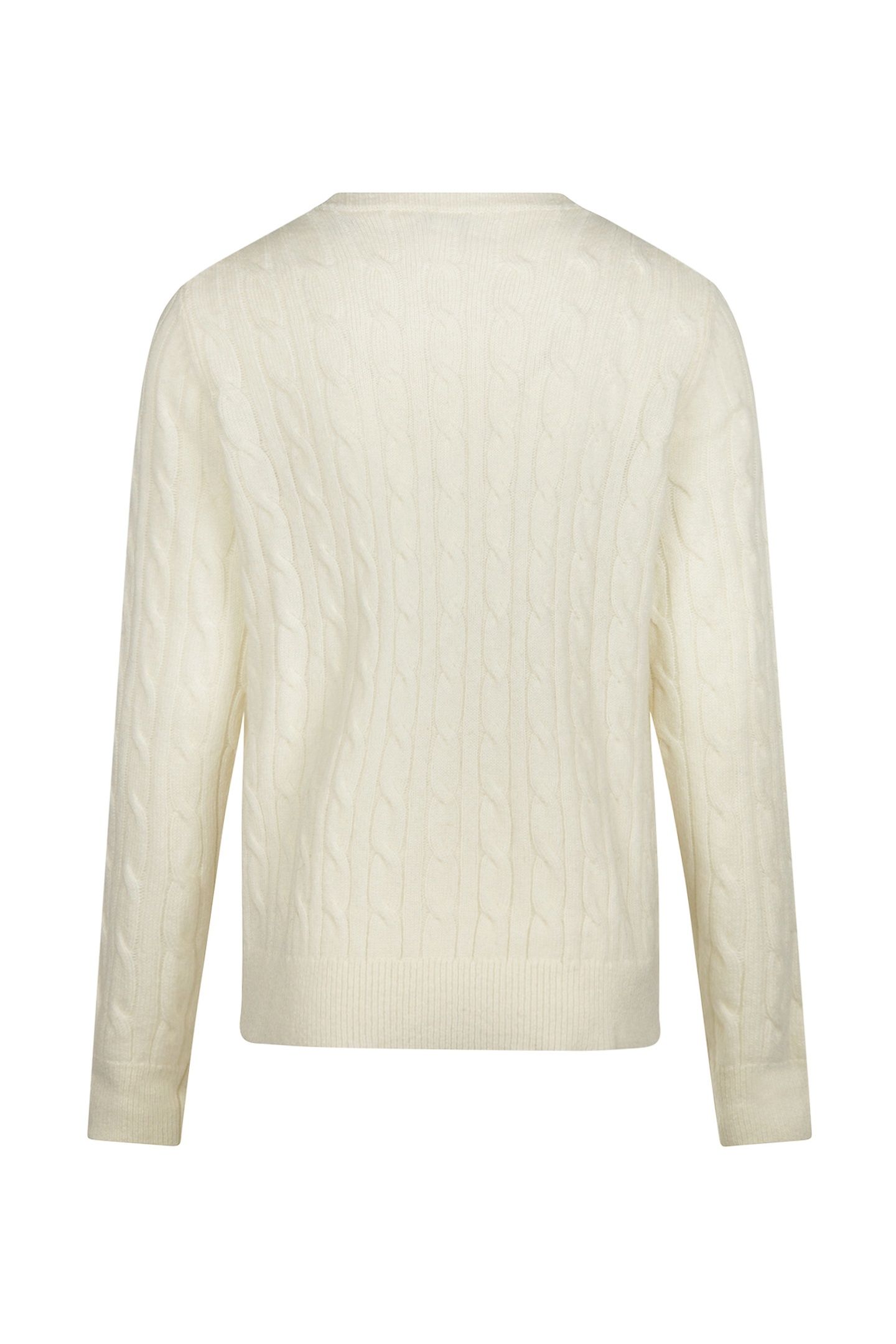 BUTTON CABLE CARDIGAN OFF WHITE 3