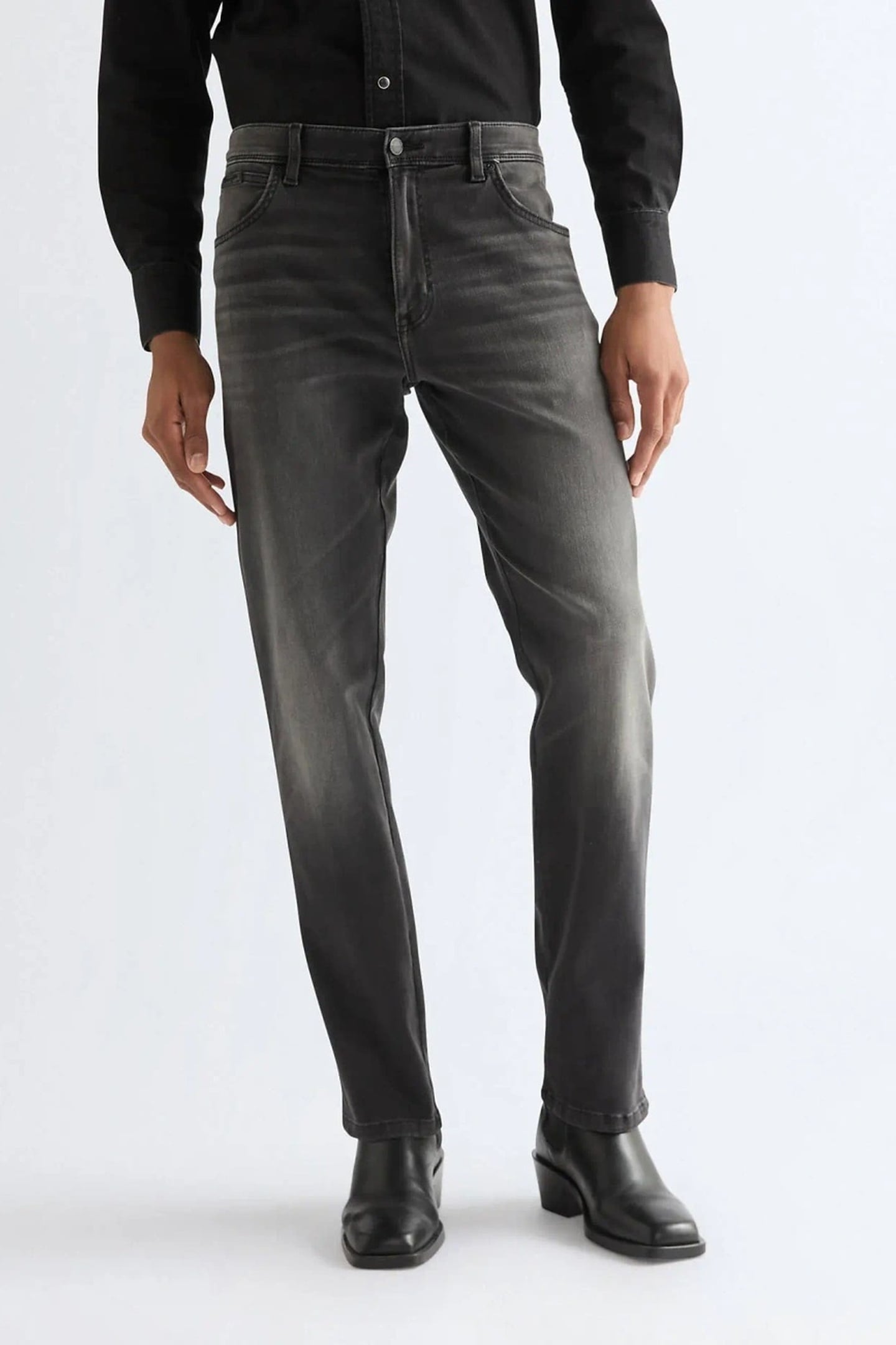 TEXAS RAVEN ASH JEANS DENIM GREY 1