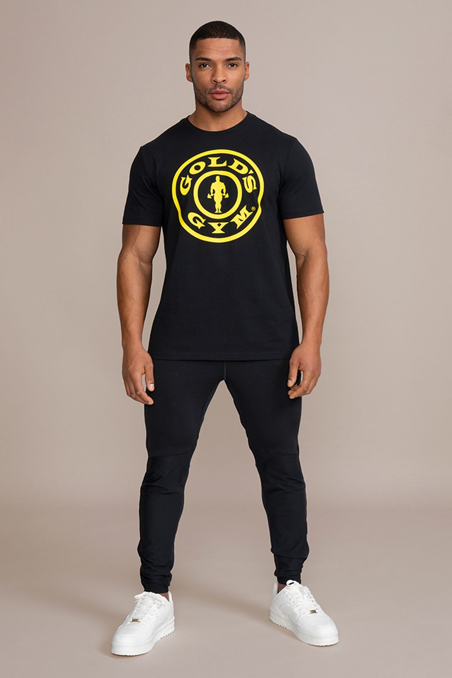 WEIGHT PLATE CREW NECK TEE BLACK 1