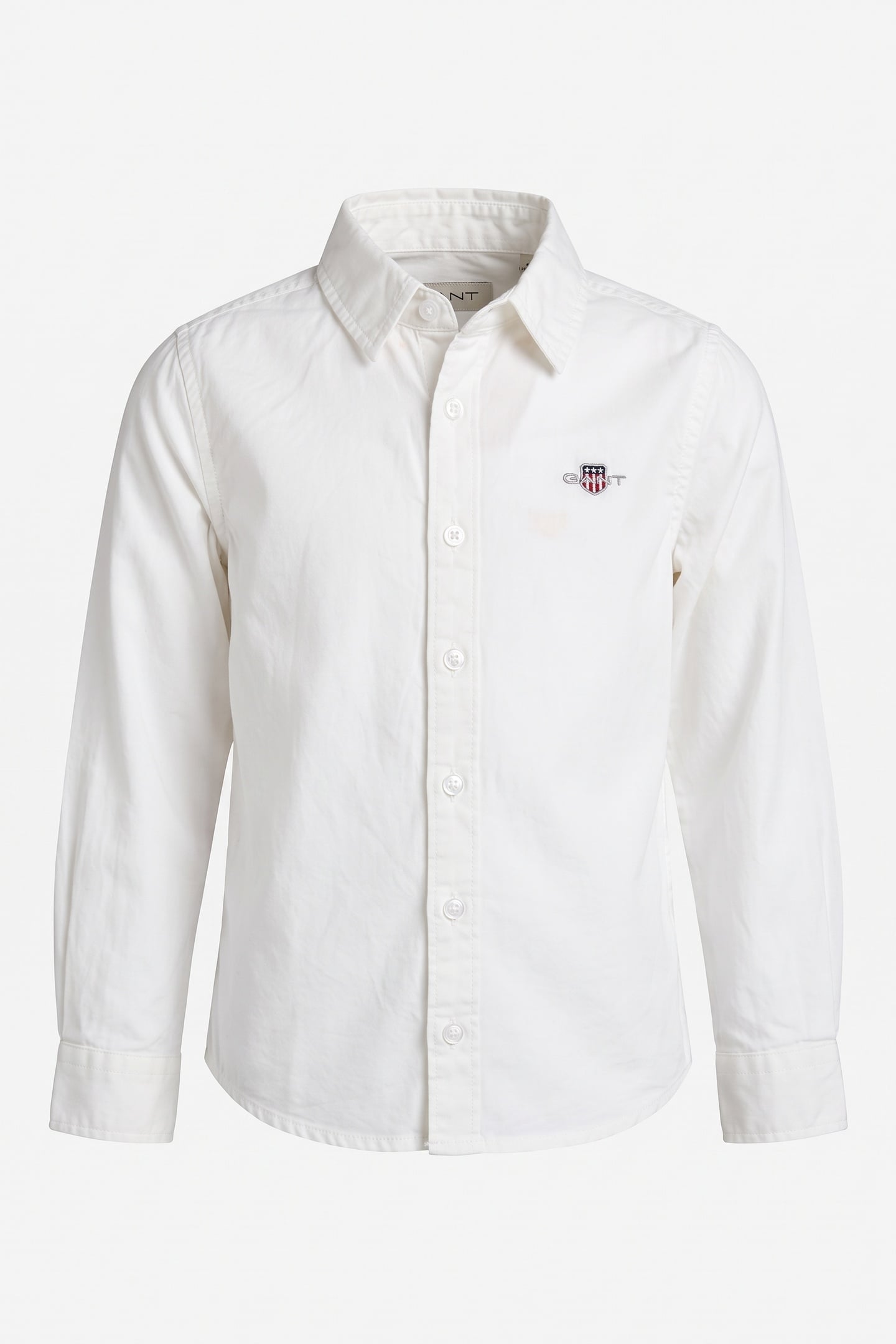 KIDS GIRLS GANT COTTON SHIRT WHITE 2