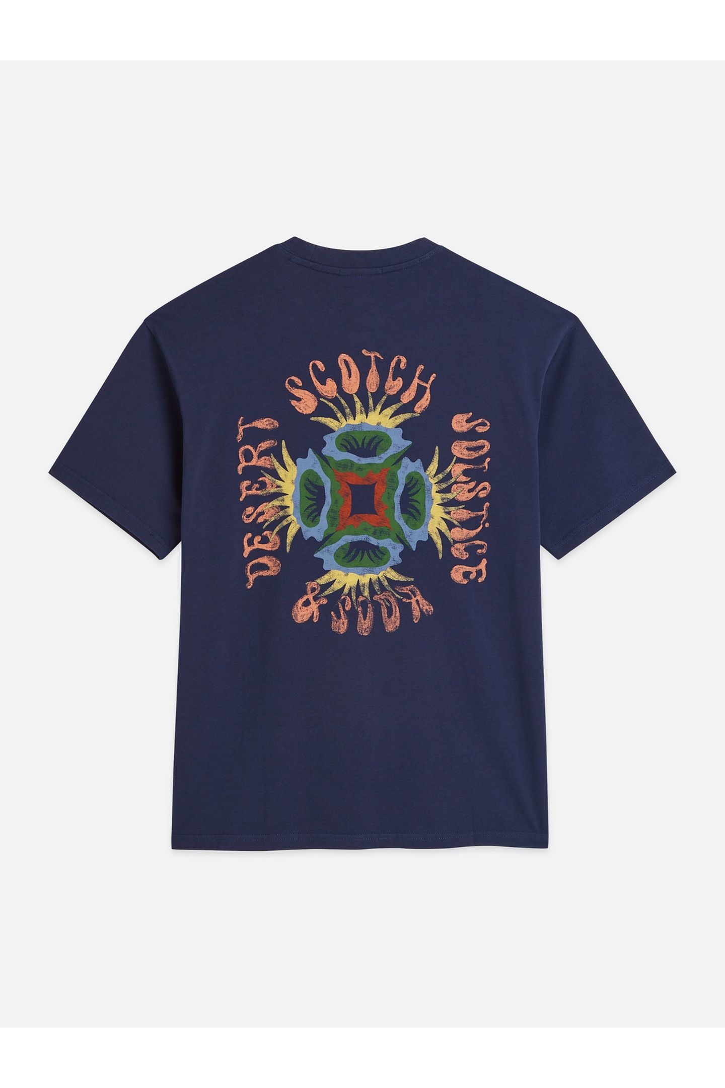 FRONT AND BACK ARTWORK RELAXEDFIT TSHIRT NAVY 5