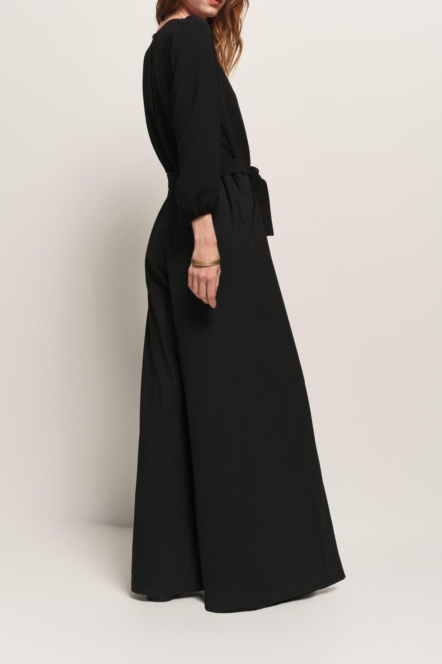 RUFF - BLACK FLARED JUMPSUIT 3