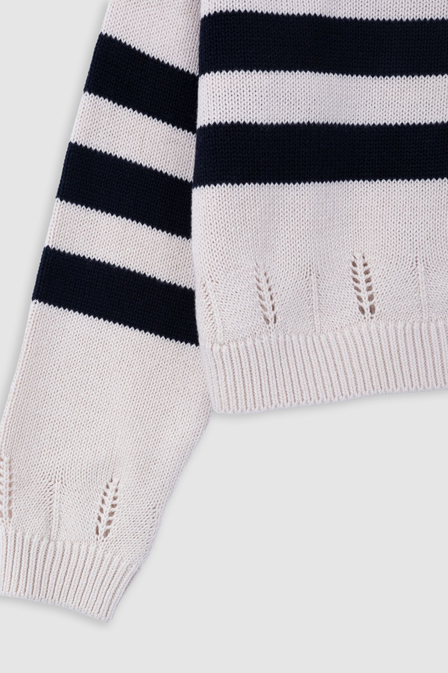 GIRL’S ORGANIC SAILOR-STRIPE SWEATER, DIAMANTE LIGHTNING 6