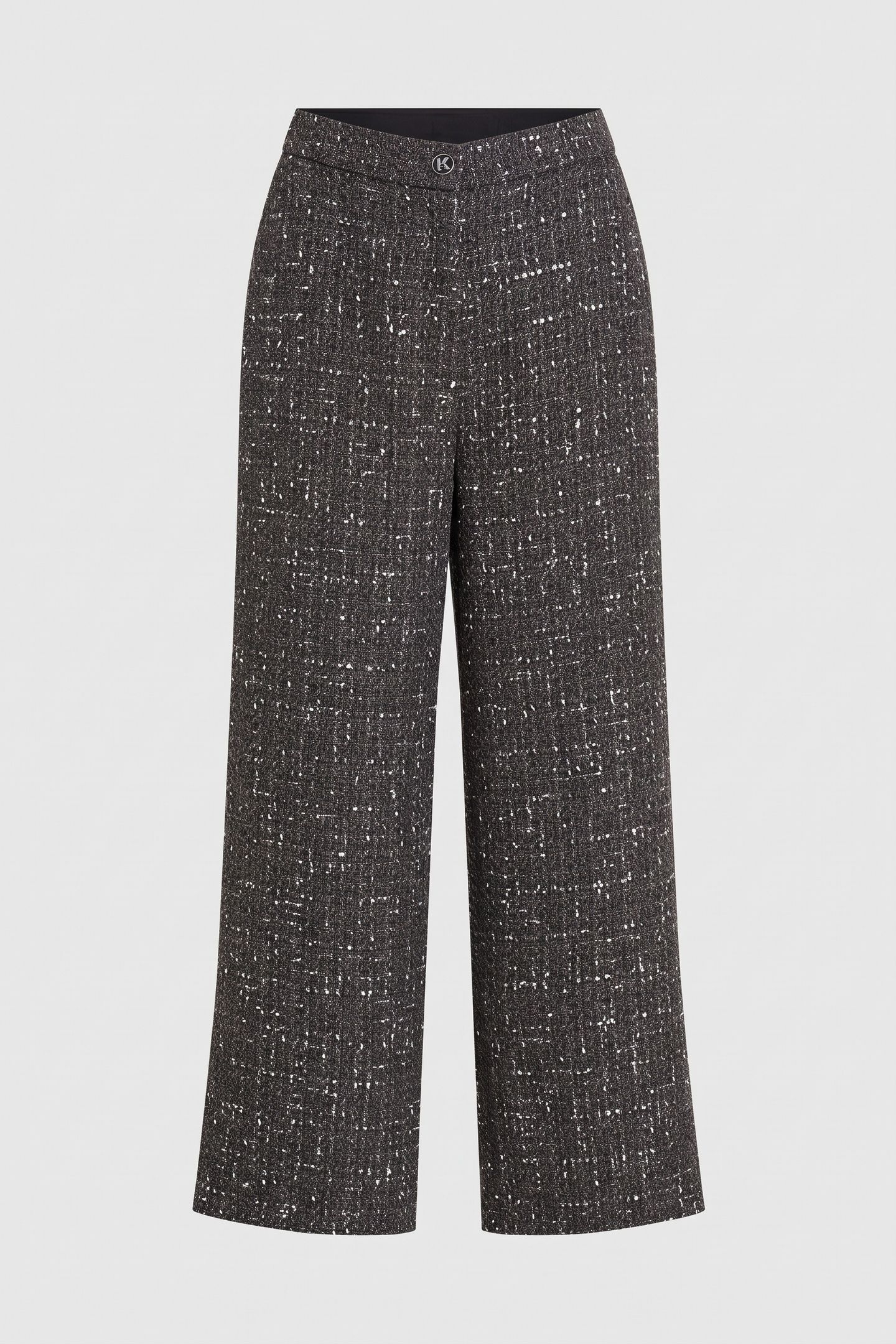BOUCLE WIDE LEG PANTS GREY BOUCLE 6