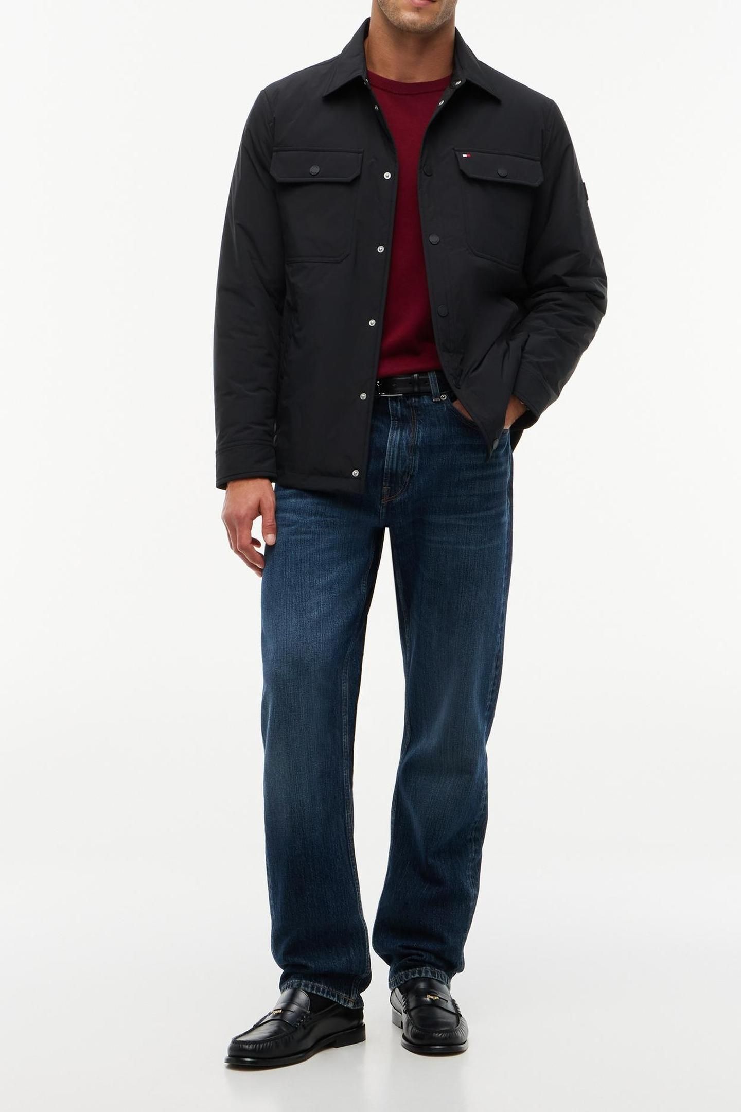 PACKABLE LIGHTWEIGHT SHIRT JACKET BLACK 3