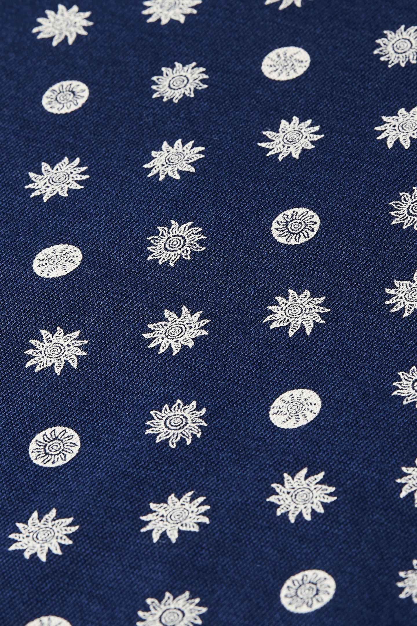 MICRO-PRINTED REGULAR-FIT T-SHIRT NAVY 3