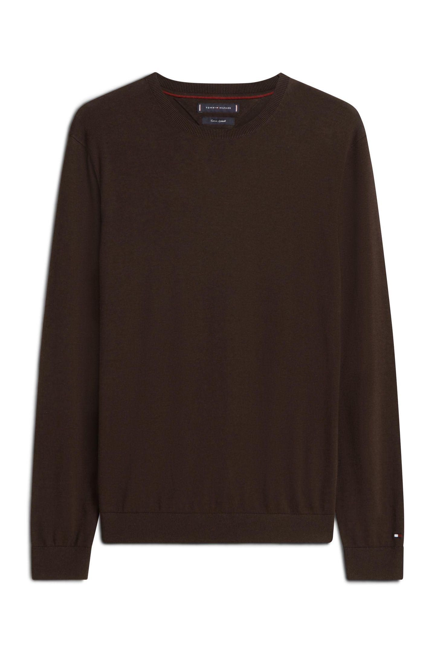 DC COTTON/LYOCELL CREWNECK CHOCOLATE 1