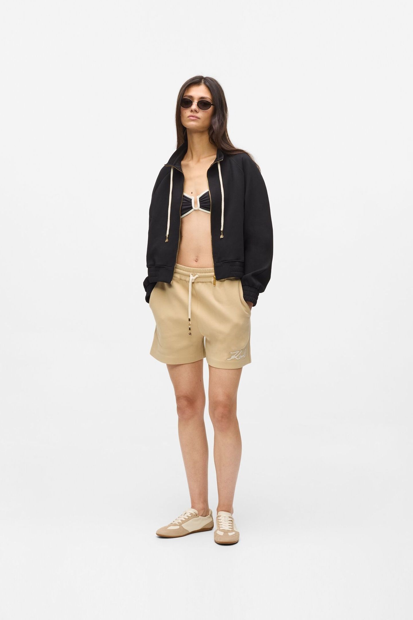 ROPE LOGO ZIP UP BLACK 3