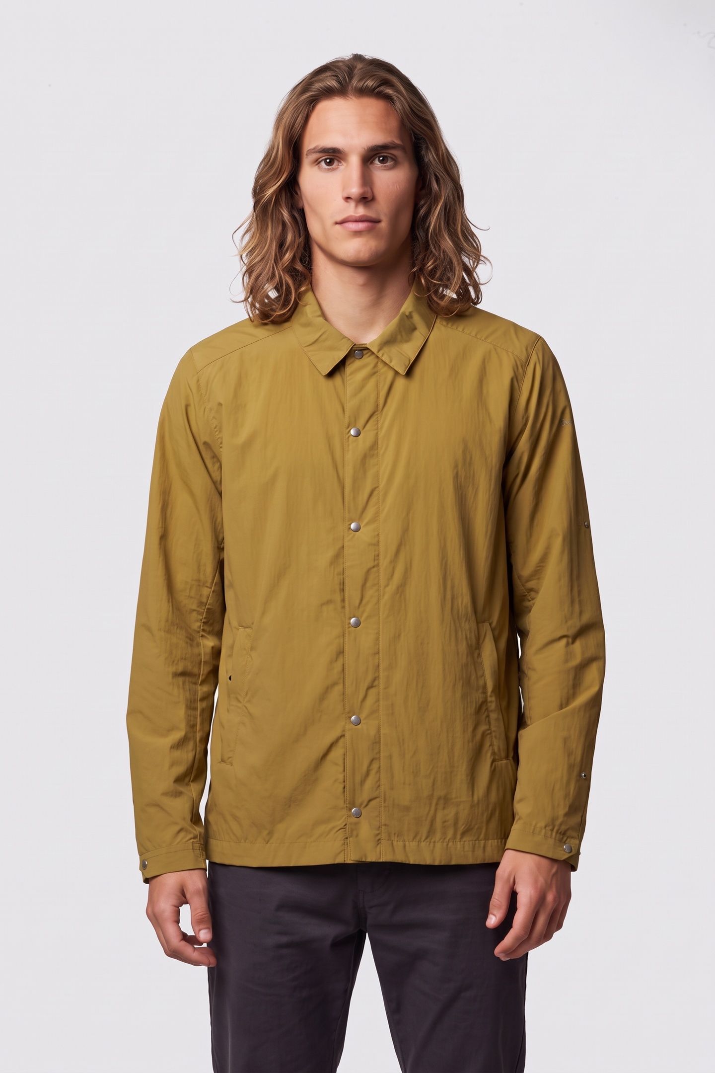 OSLO URBAN COMMUTE WINDBREAKER JACKET OLIVE GREEN 1