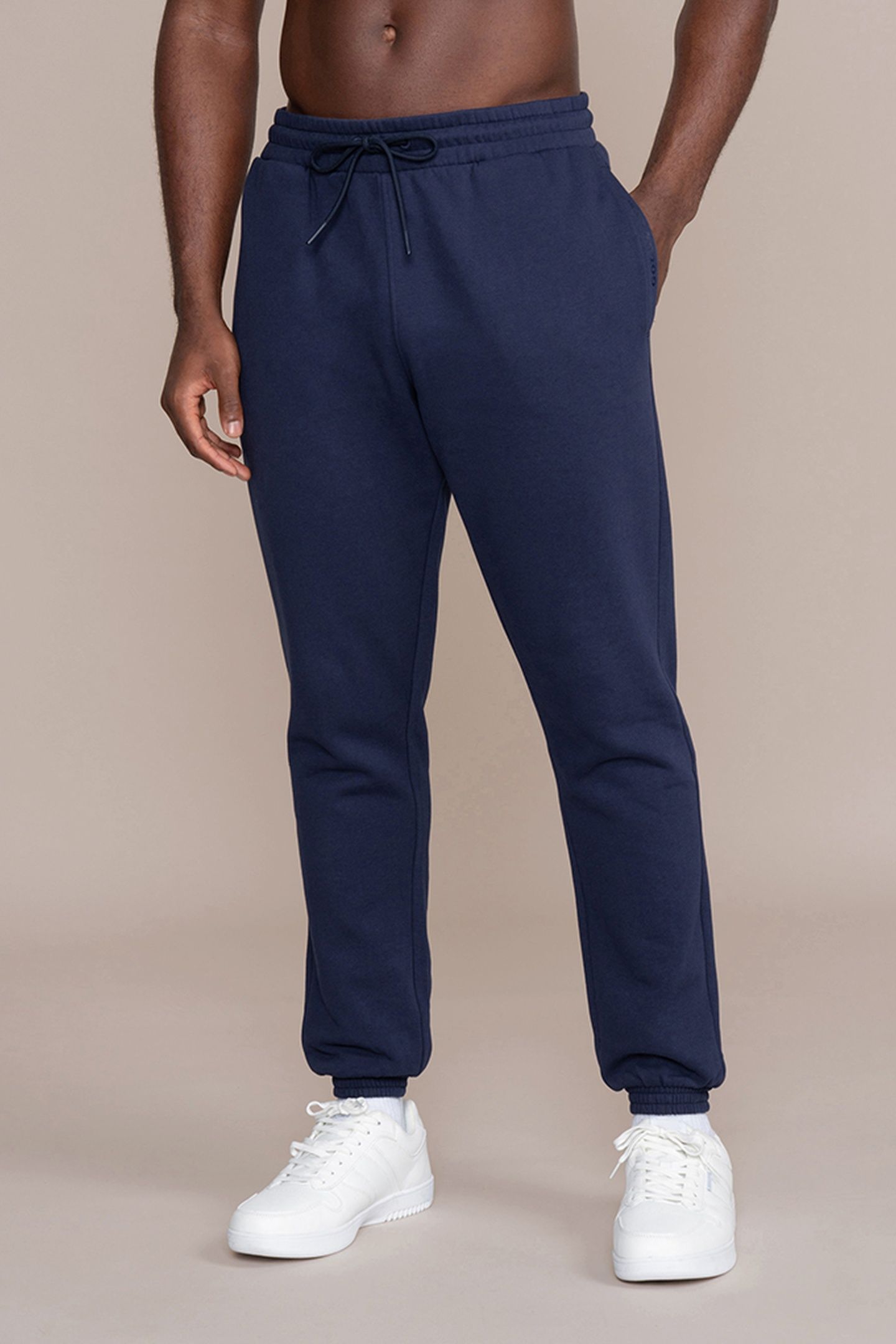 SLIM SWEAT PANTS NAVY 1