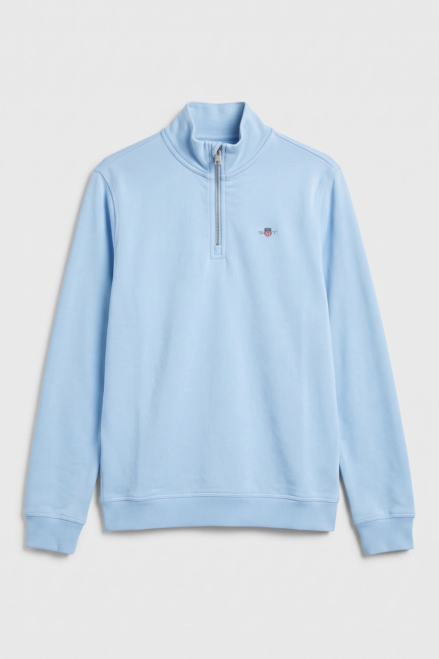 TEEN BOYS SHIELD HALF ZIP SWEATSHIRT SKY BLUE 1