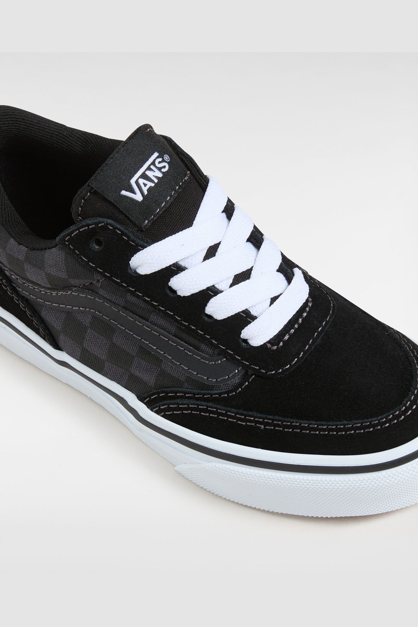 YOUTH BROOKLYN LS CHECKERBOARD BLACK/ASPHALT 7