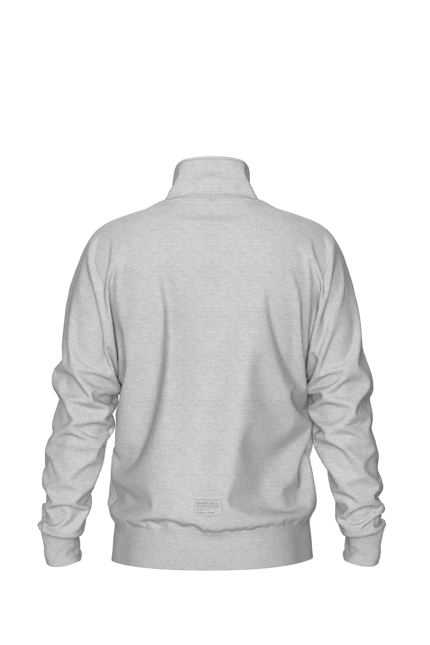 TEAM ESSENTIAL JACKET MEDIUM GREY HEATHER 4