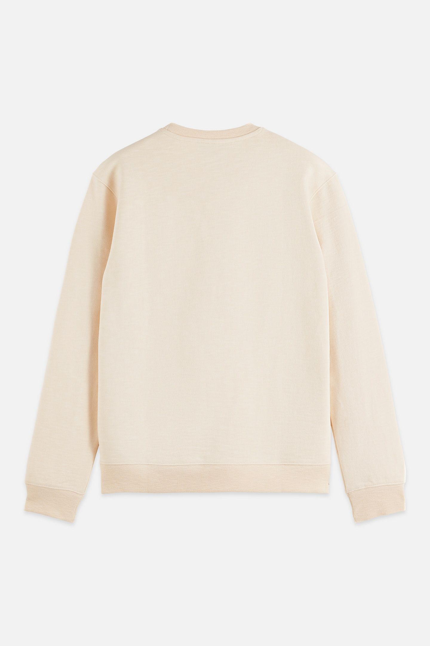 CHEST LOGO REGULAR-FIT SWEATSHIRT LIGHT BEIGE 2