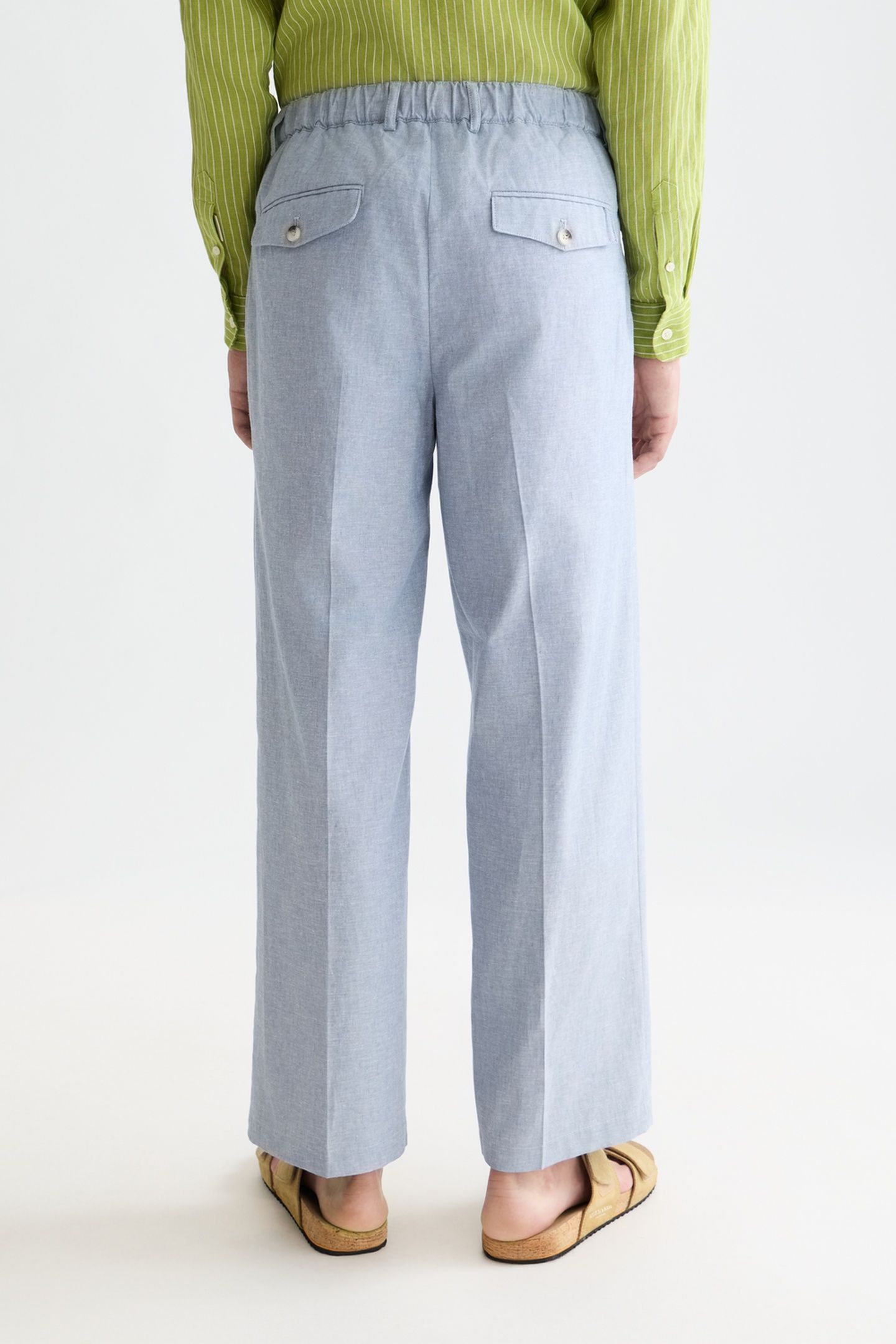OTIS TAILORED COTTONLINEN RELAXED STRAIGHTFIT JOGGER NAVY 2