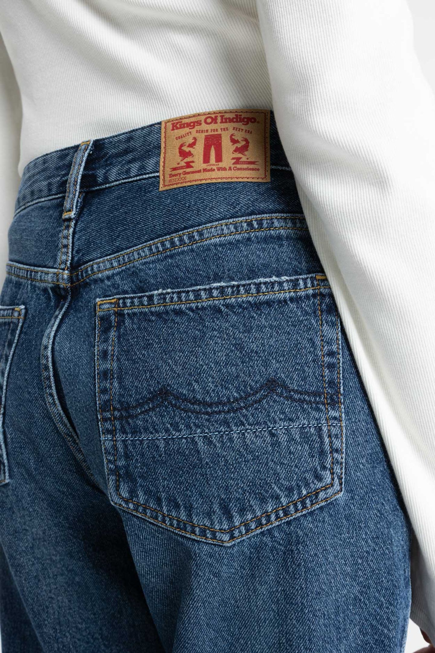 CAROLINE CROPPED JEANS ZINTARE DARK WORN 4