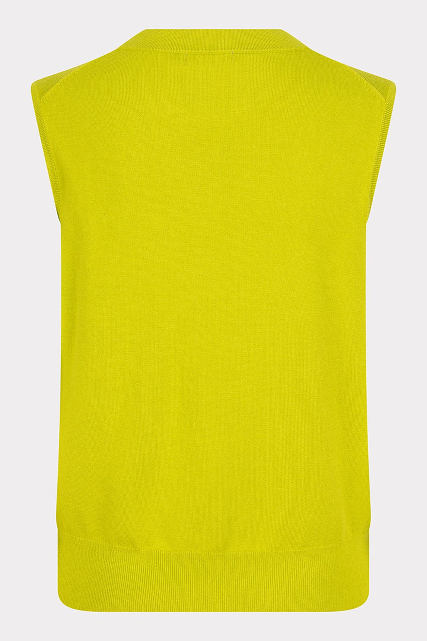 GILET BUTTONS BASIC KNIT CITY LIME 5